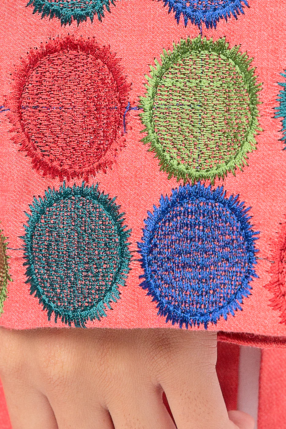 EMBROIDERED TWILL SHIRT (PRET) - Image 4