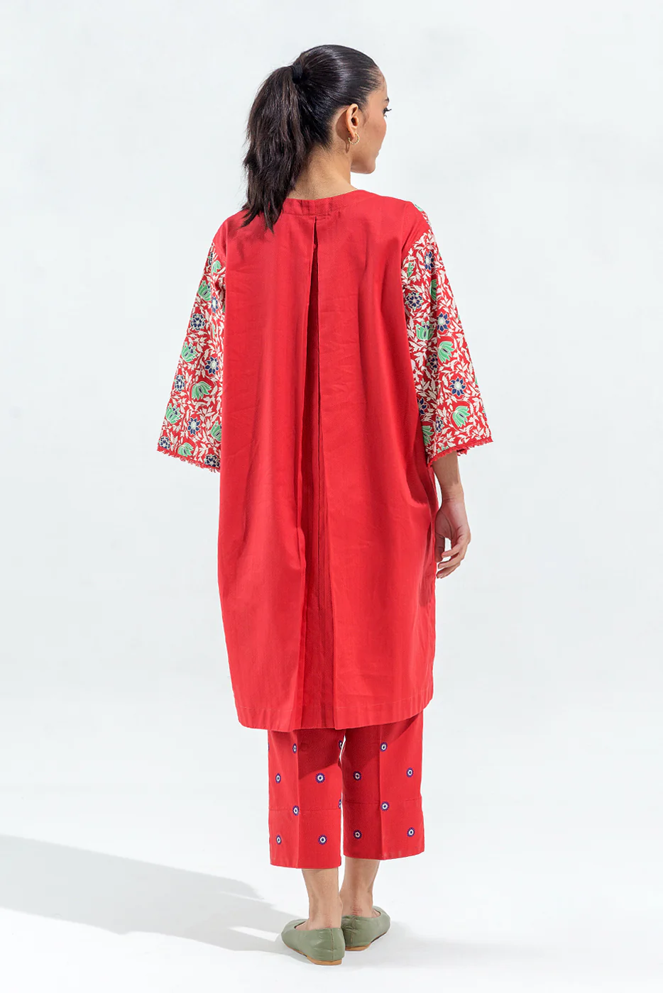PRINTED SELF JACQUARD SHIRT (PRET) - Image 7