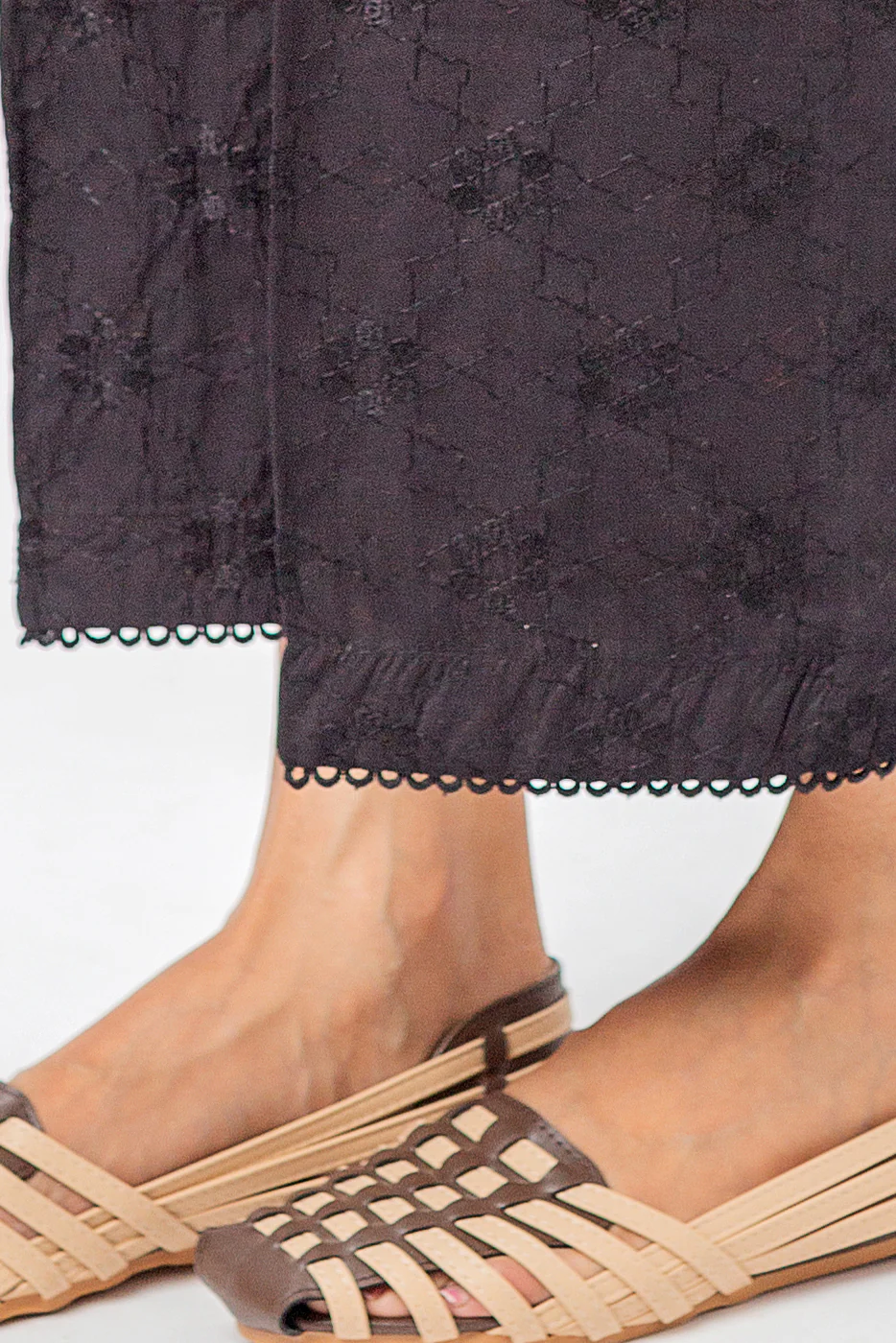 EMBROIDERED CULOTTE PANTS - Image 2