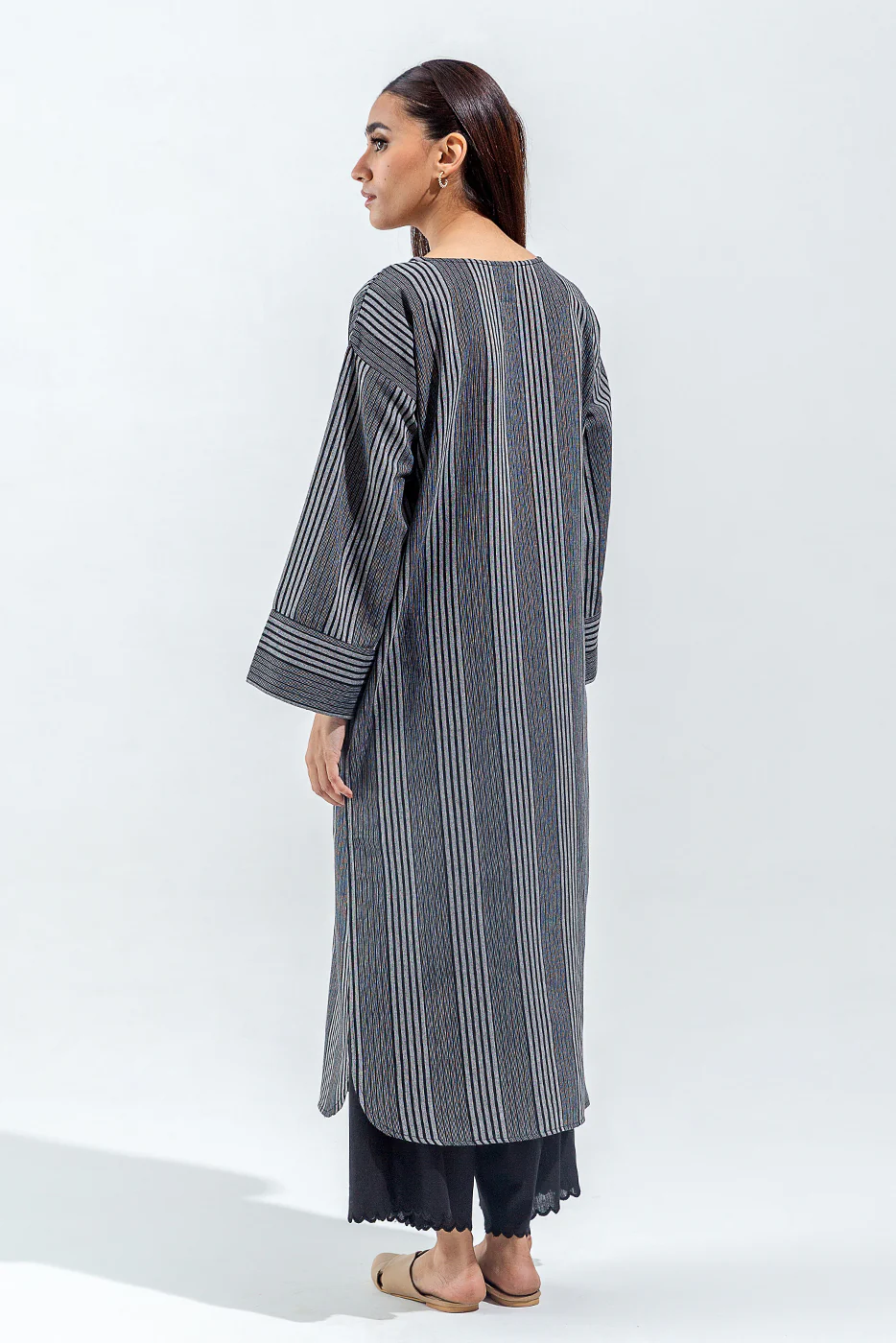 BASIC YARN DYED SHIRT (PRET) - Image 3