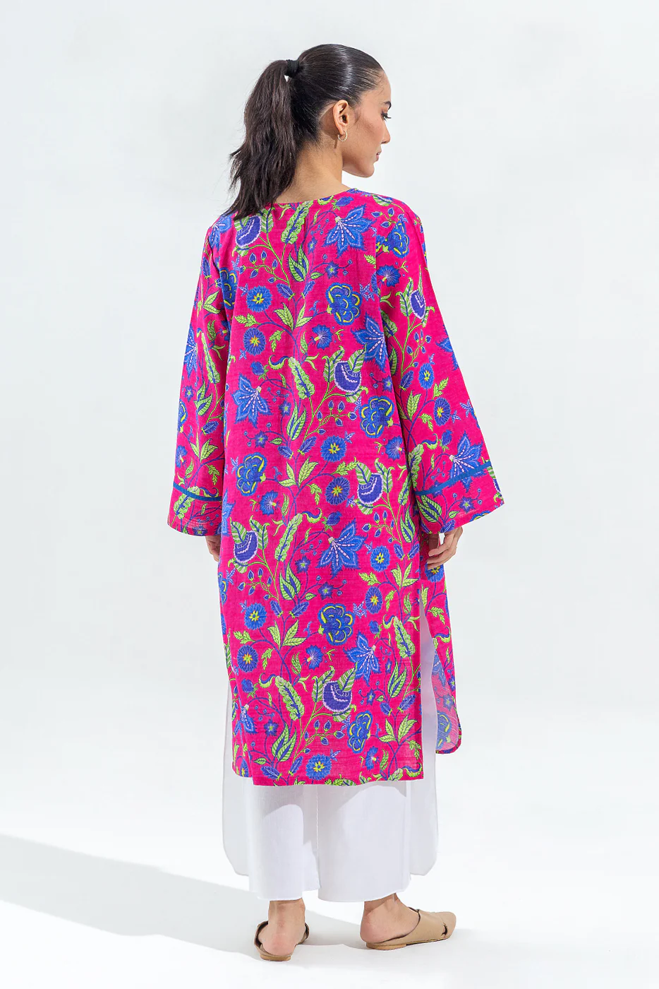 PRINTED KHADDAR SHIRT (PRET) - Image 4