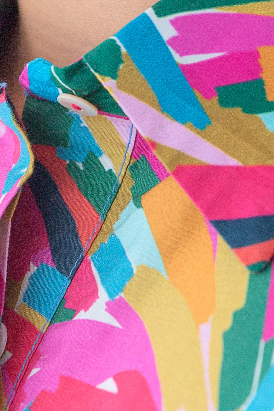 PRINTED POPLIN SHIRT (PRET) - Image 2