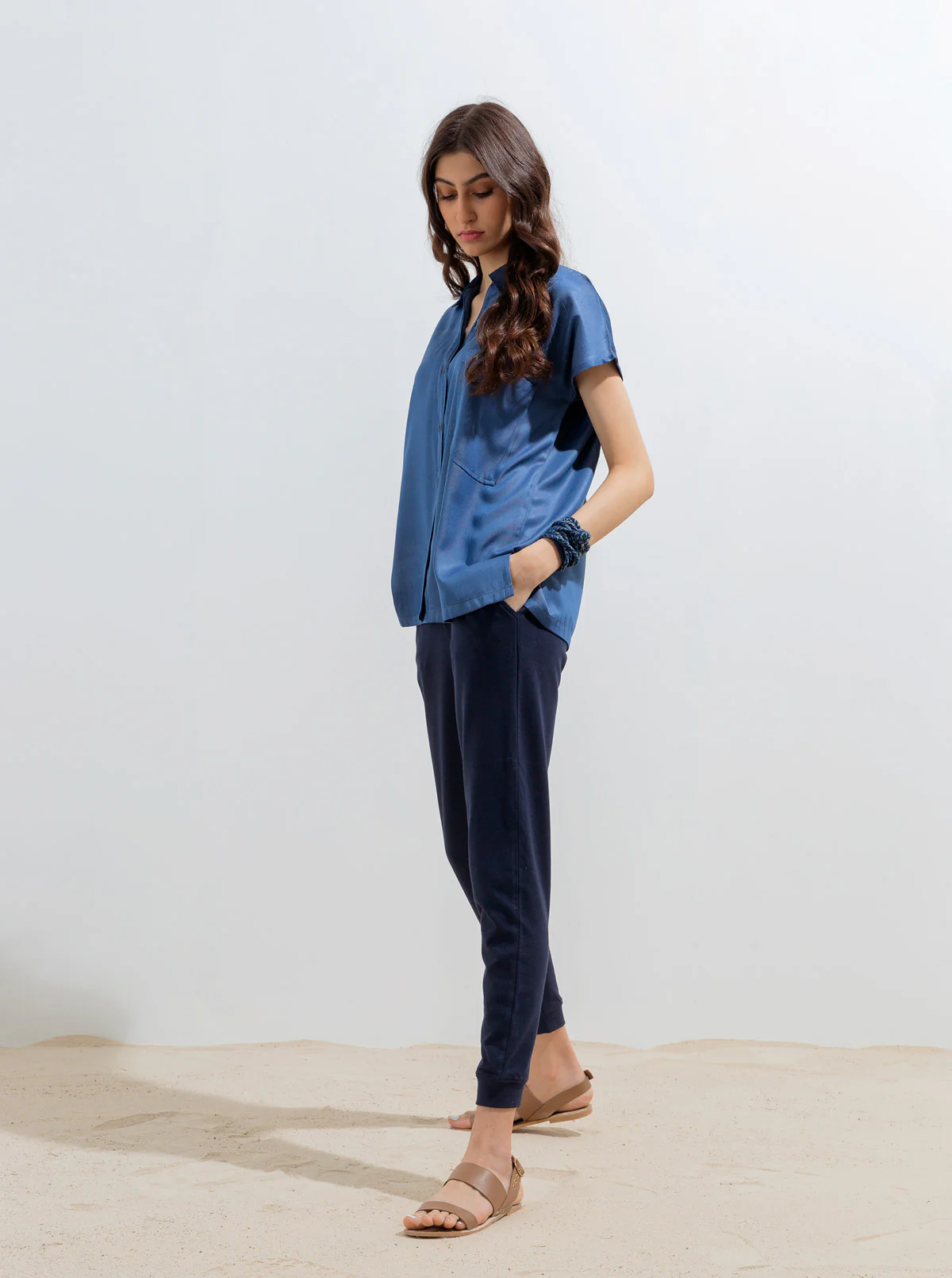 DENIM SHORT SLEEVED SHIRT - Image 3