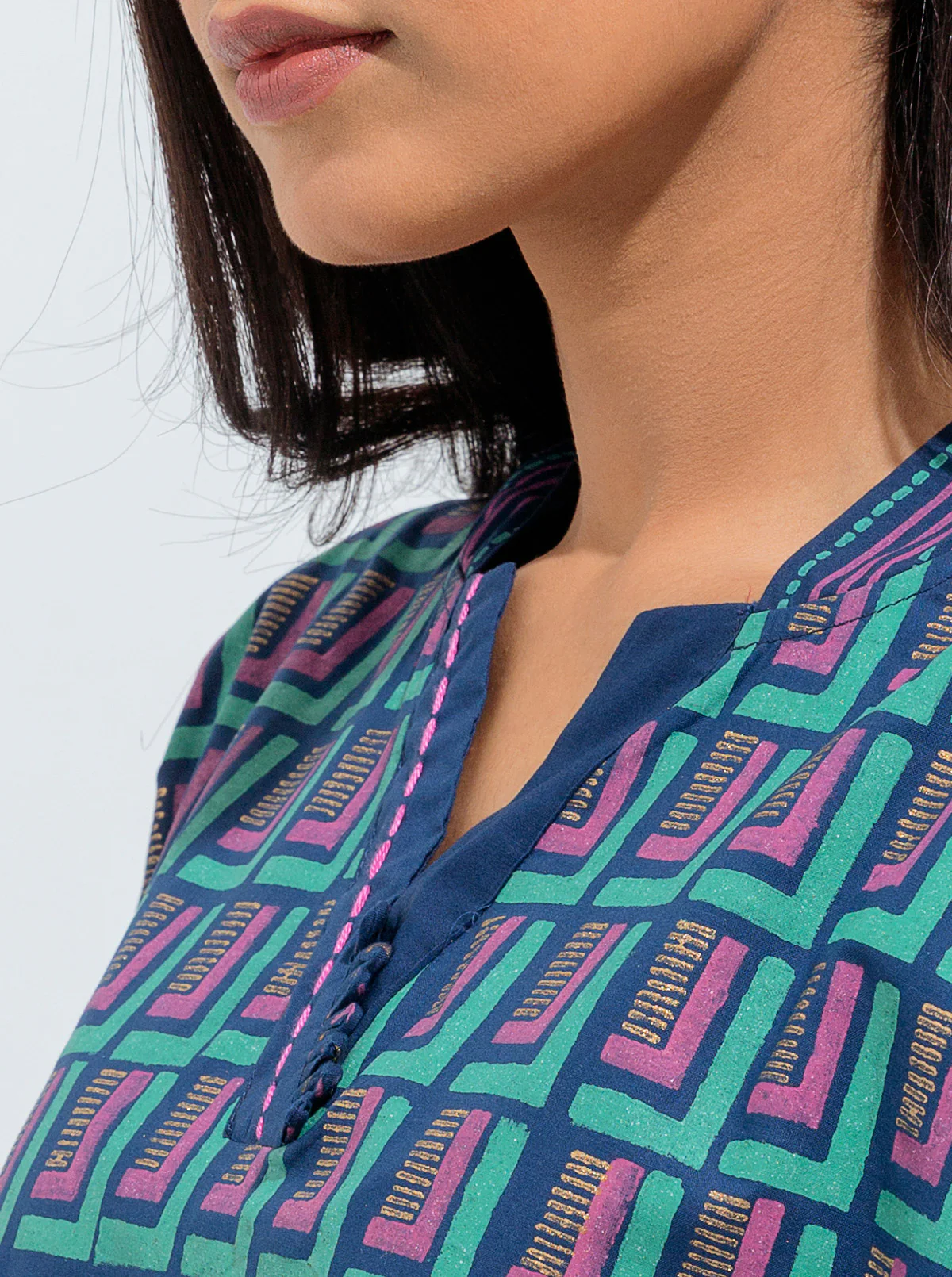 BLOCK PRINTED SHIRT - Image 3