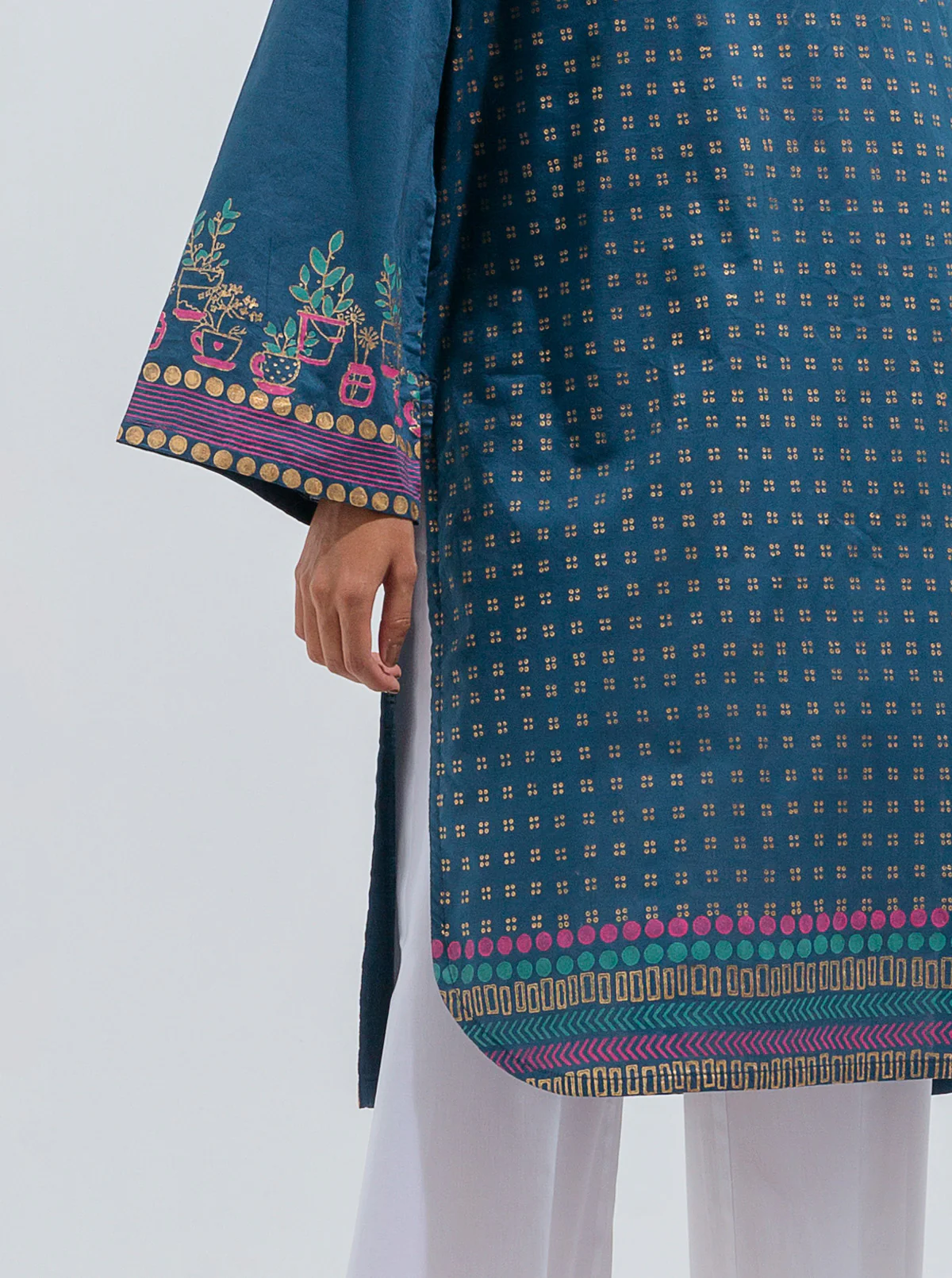 PRINTED LAWN SHIRT (LUXURY PRET) - Image 2