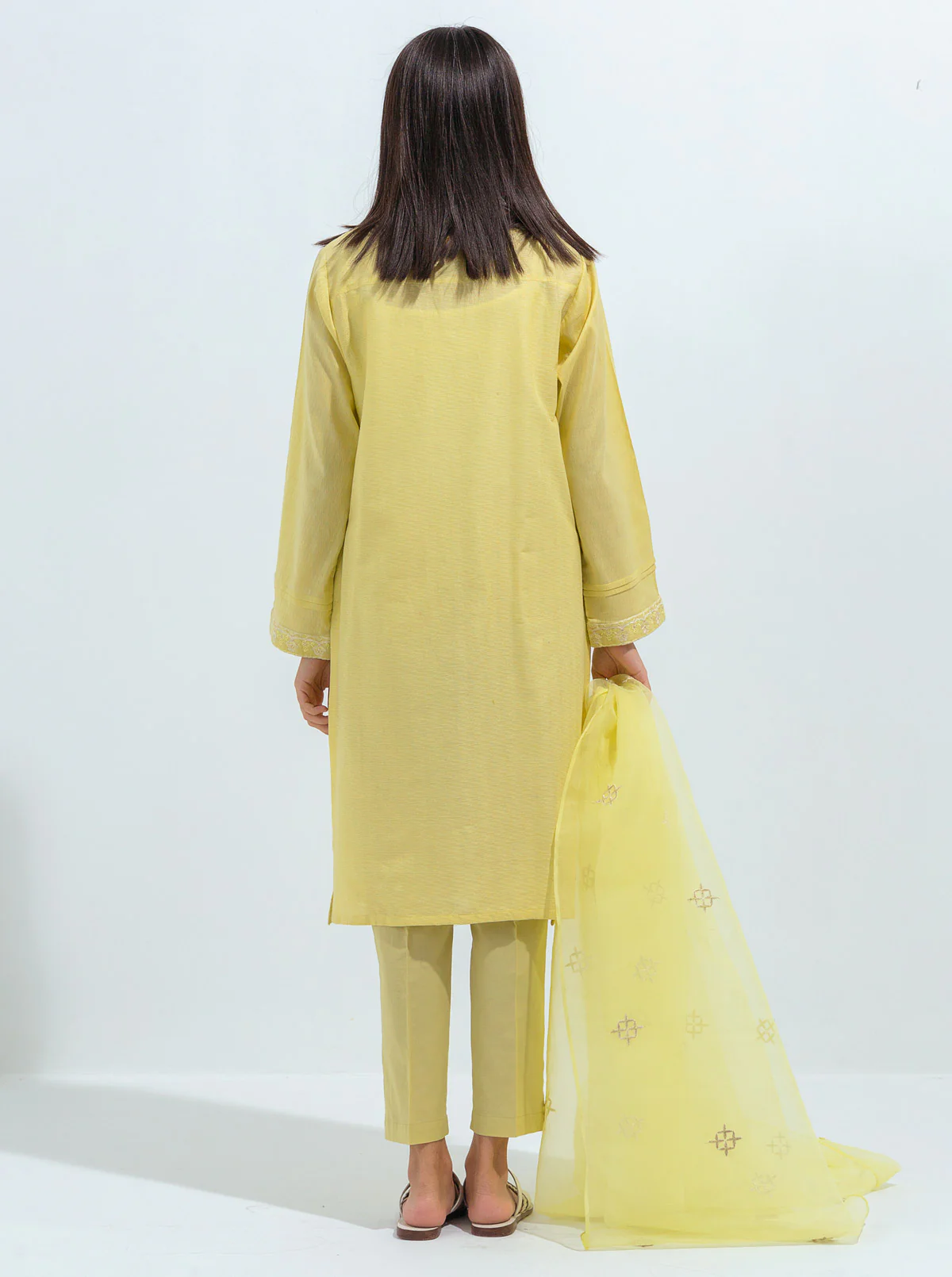 EMBROIDERED SHIRT WITH DUPATTA - Image 4