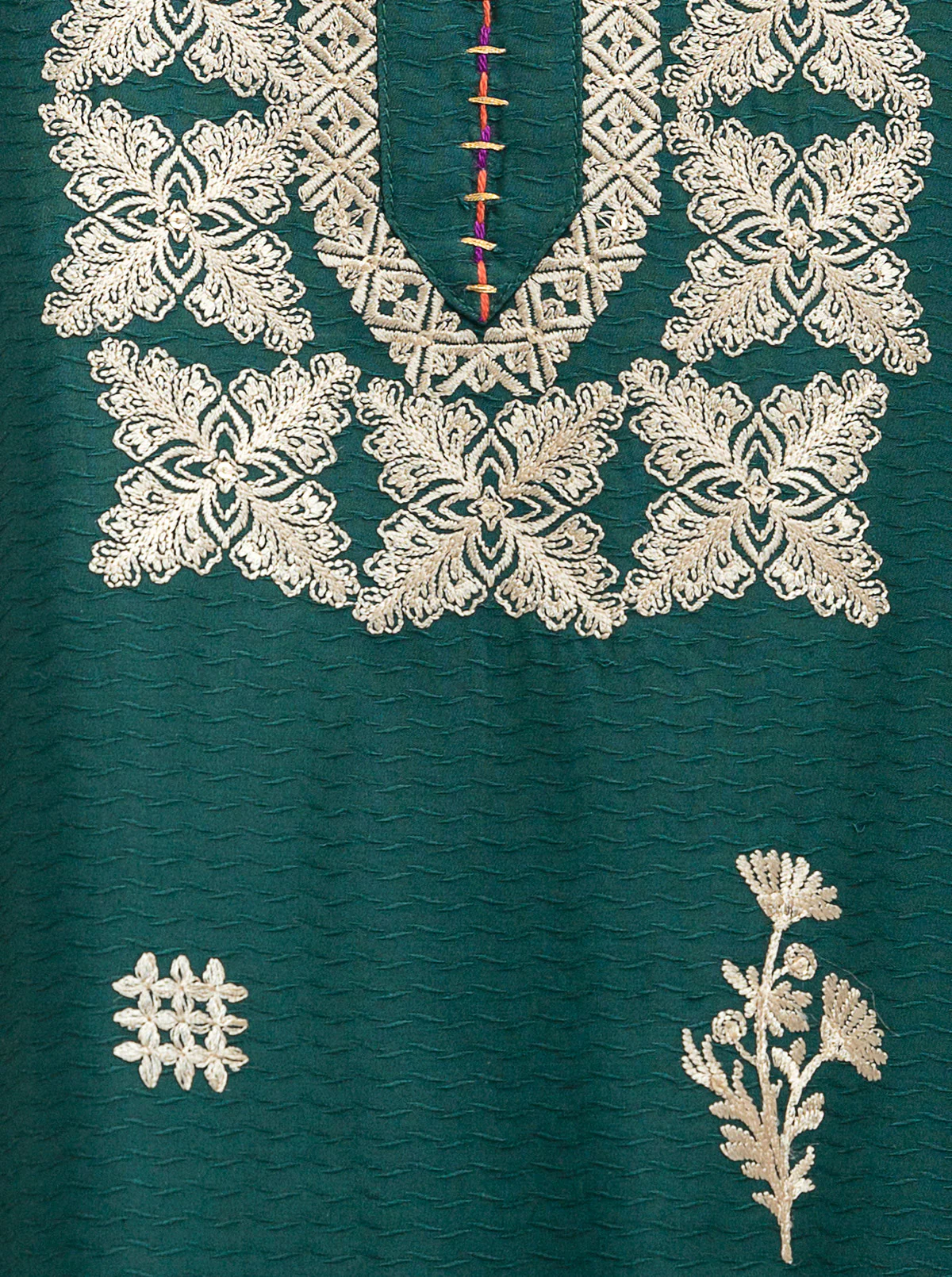 EMBROIDERED SHIRT WITH DUPATTA - Image 3