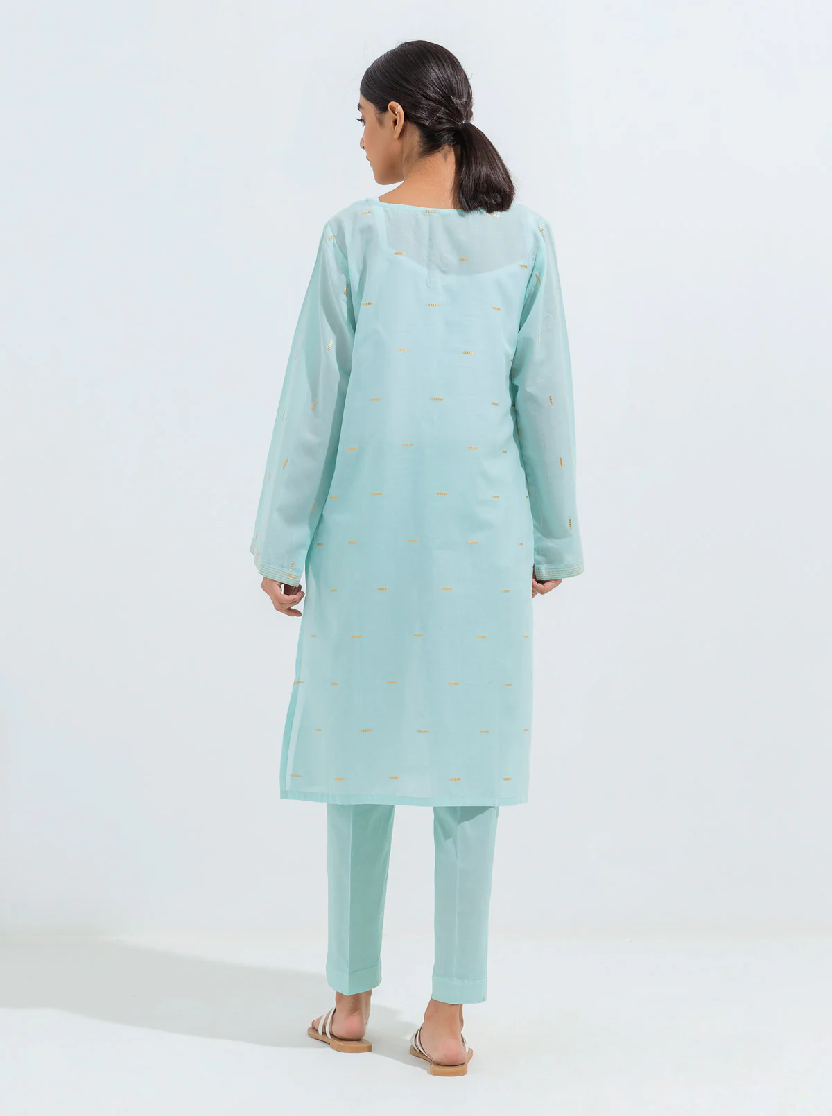EMBROIDERED JACQUARD SHIRT (LUXURY PRET) - Image 4