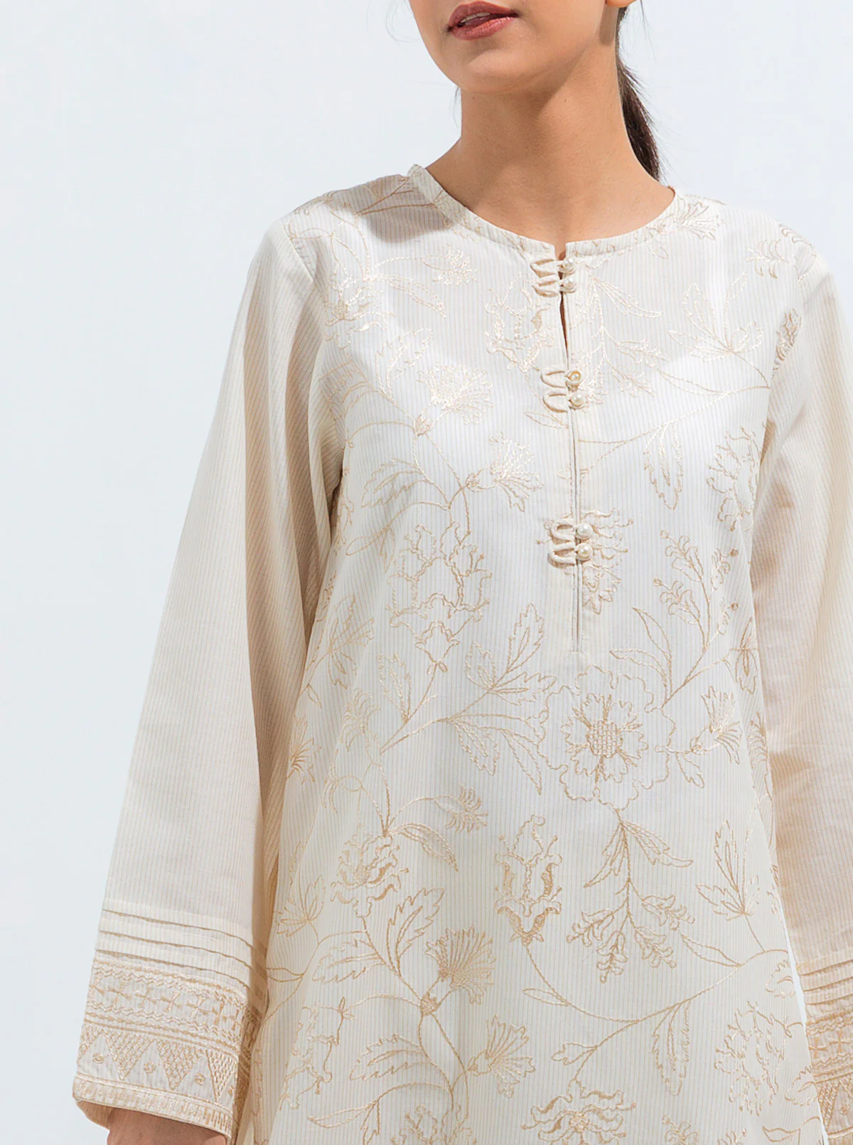 EMBROIDERED LAWN SHIRT (PRET) - Image 2