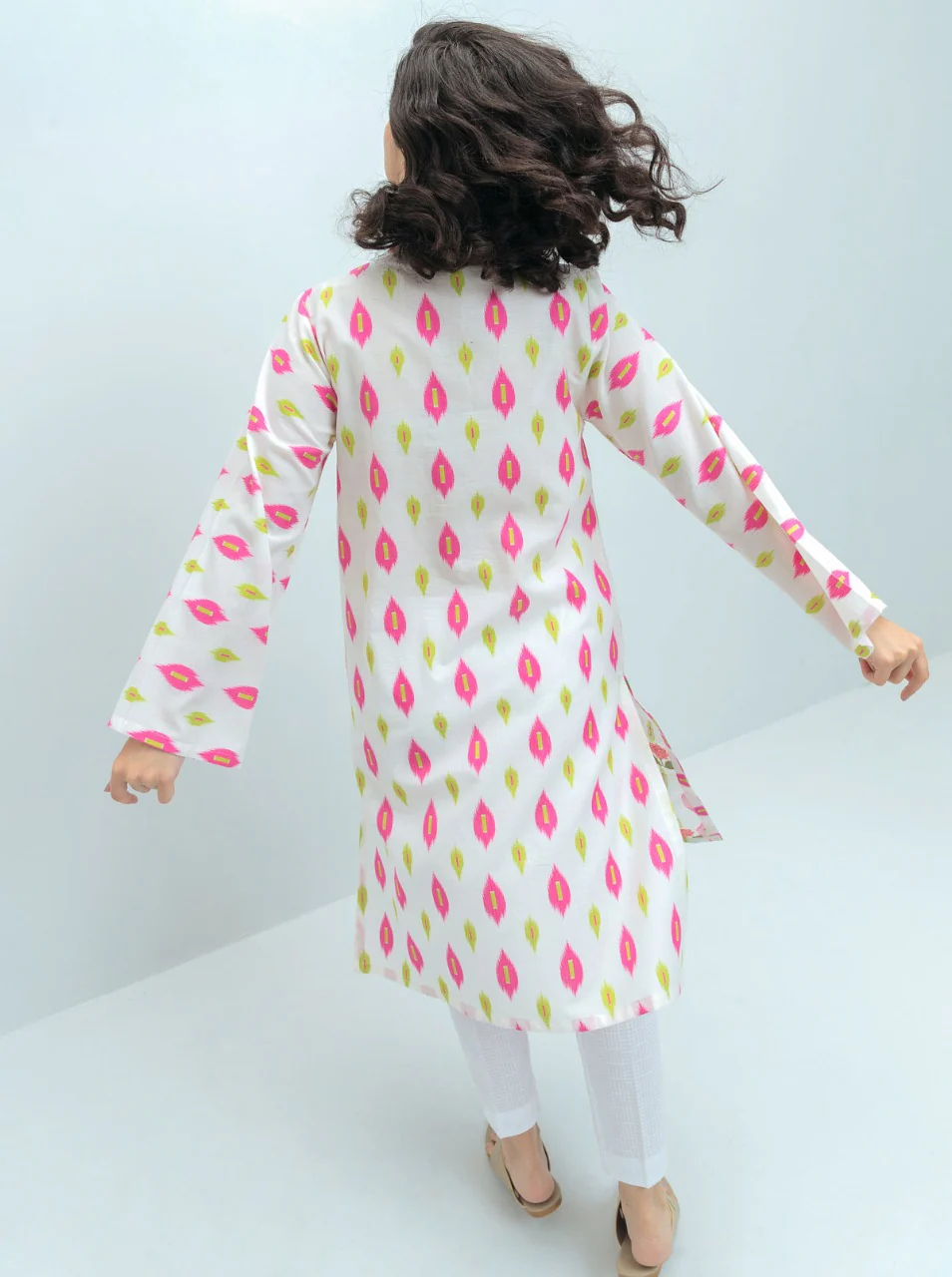EMBROIDERED JACQUARD SHIRT (PRET) - Image 3