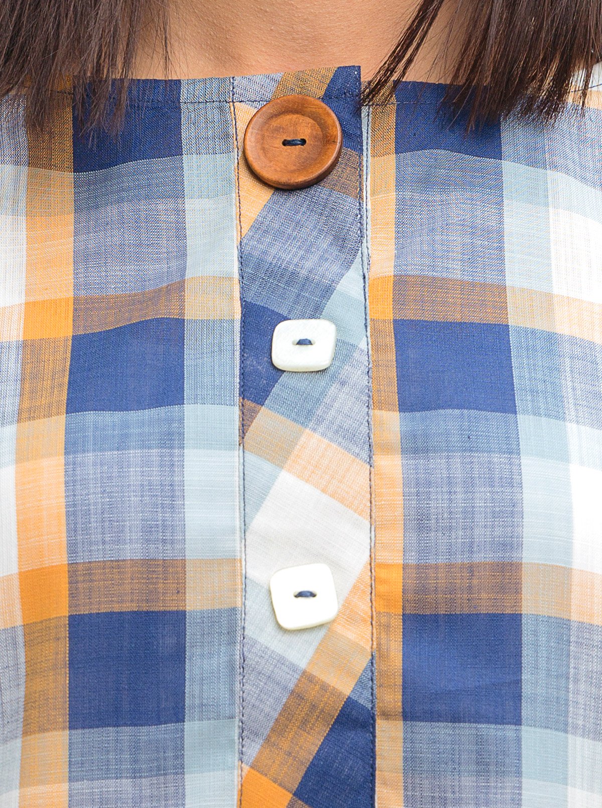 BASIC YARN DYED COTTON SHIRT (PRET) - Image 3