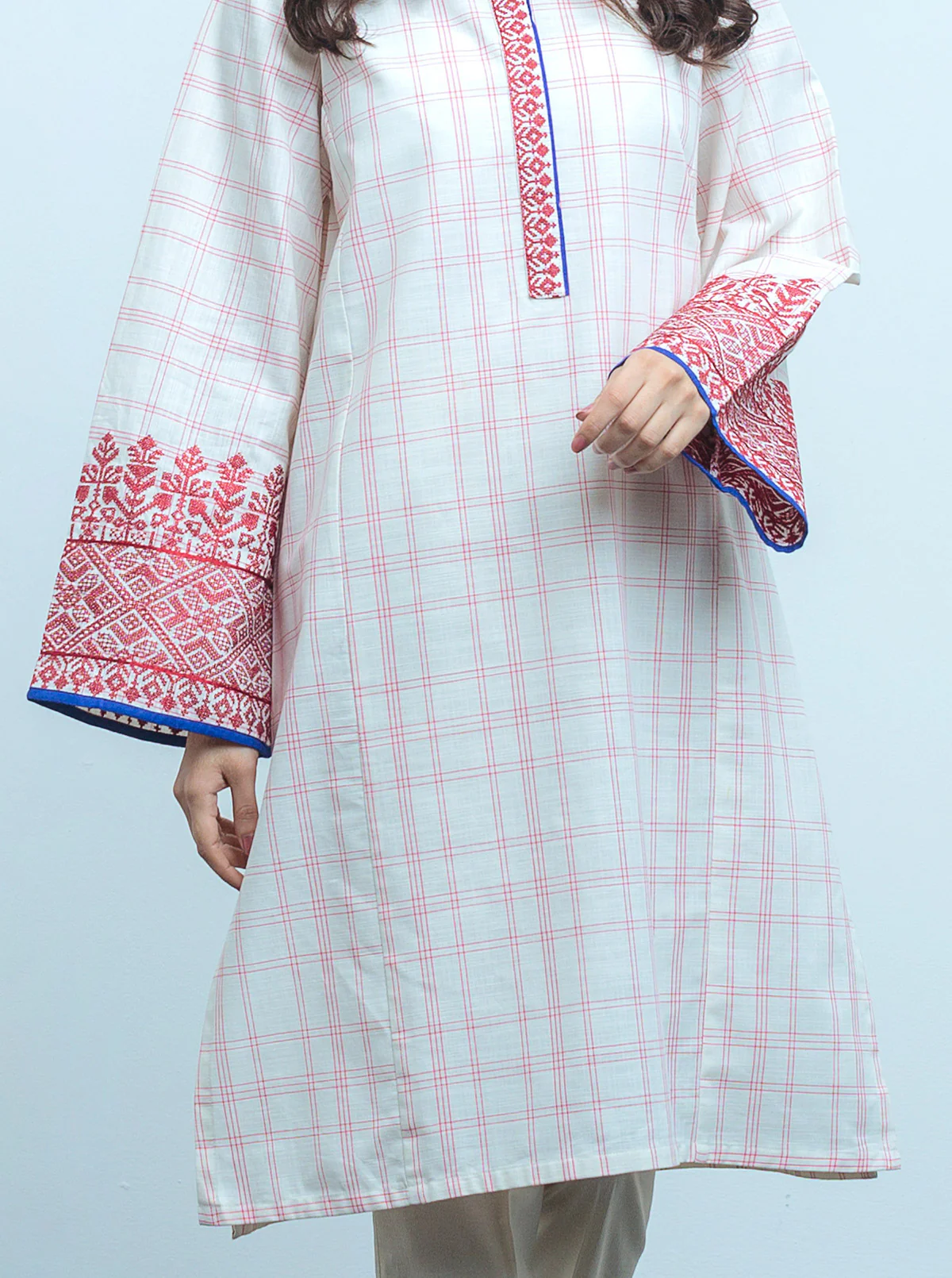 YARN DYED EMBROIDERED SHIRT - Image 2