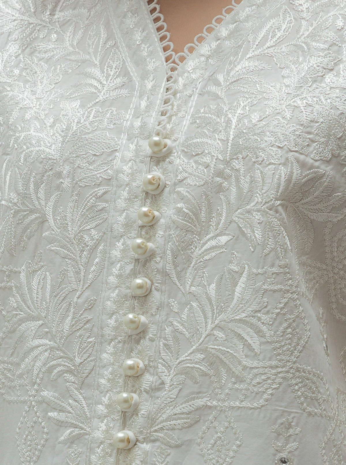 EMBROIDERED SHIRT WITH DUPATTA - Image 3