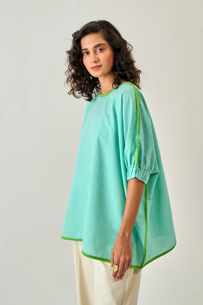 Ice Green Neon Twill Top - Image 3