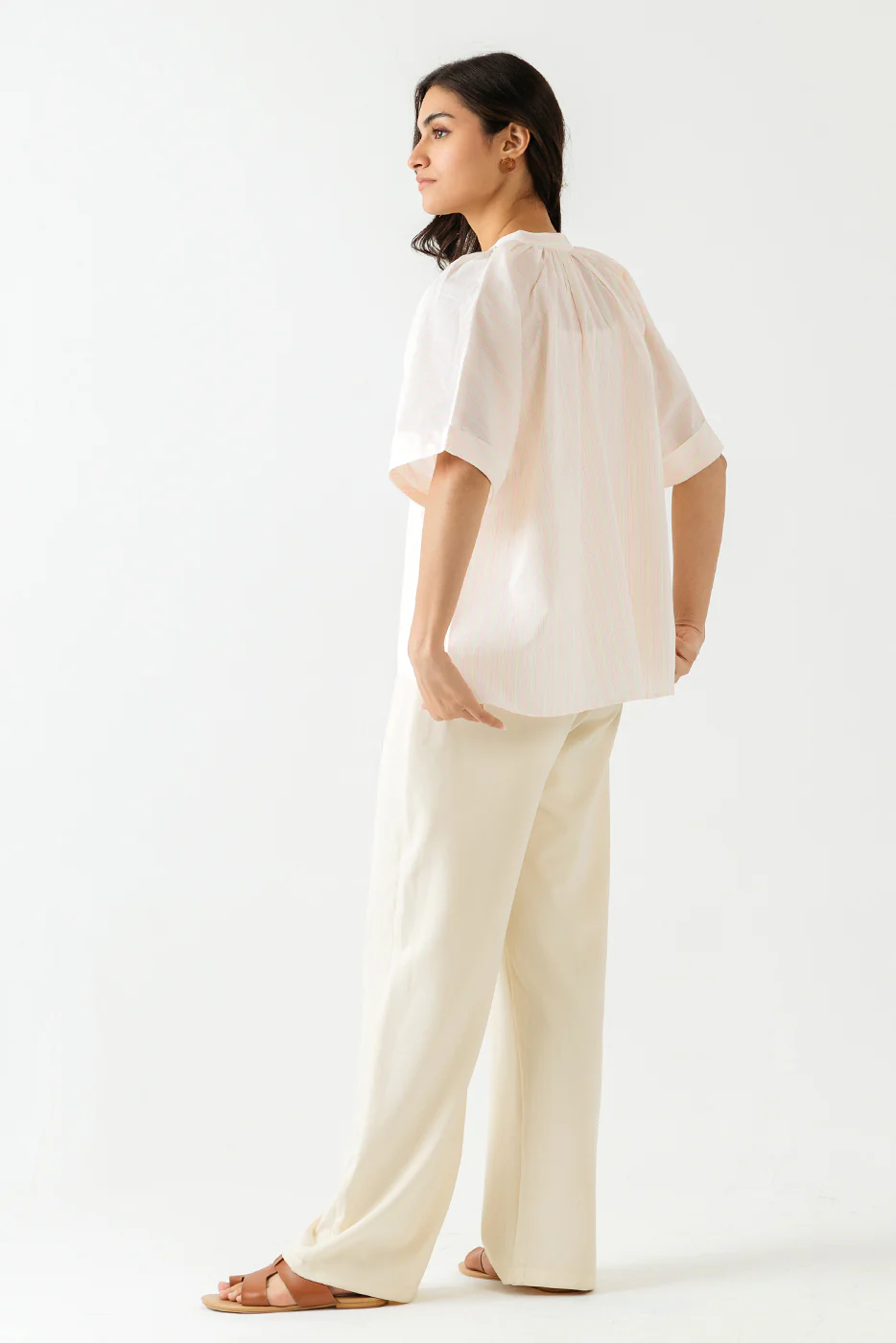 Multi Neon Stripes Boxy Top - Image 3