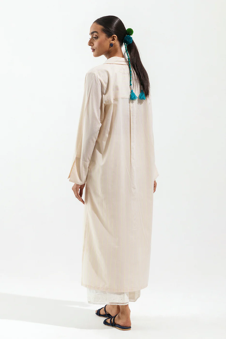 BASIC YARN DYED SHIRT (PRET) - Image 4