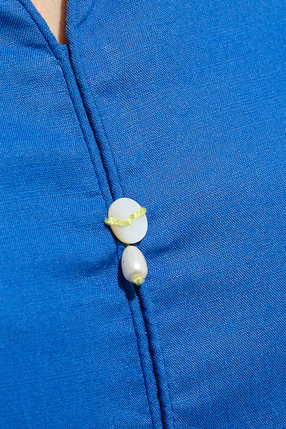 EMBROIDERED VISCOSE SHIRT (PRET) - Image 2