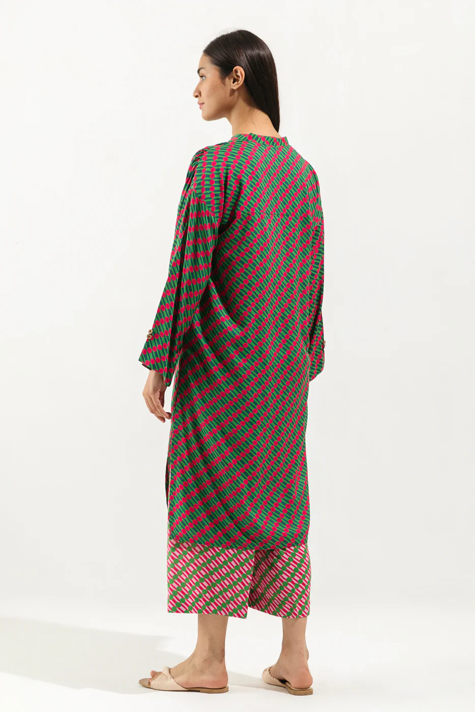 2 PIECE VISCOSE SUIT (PRET) - Image 2
