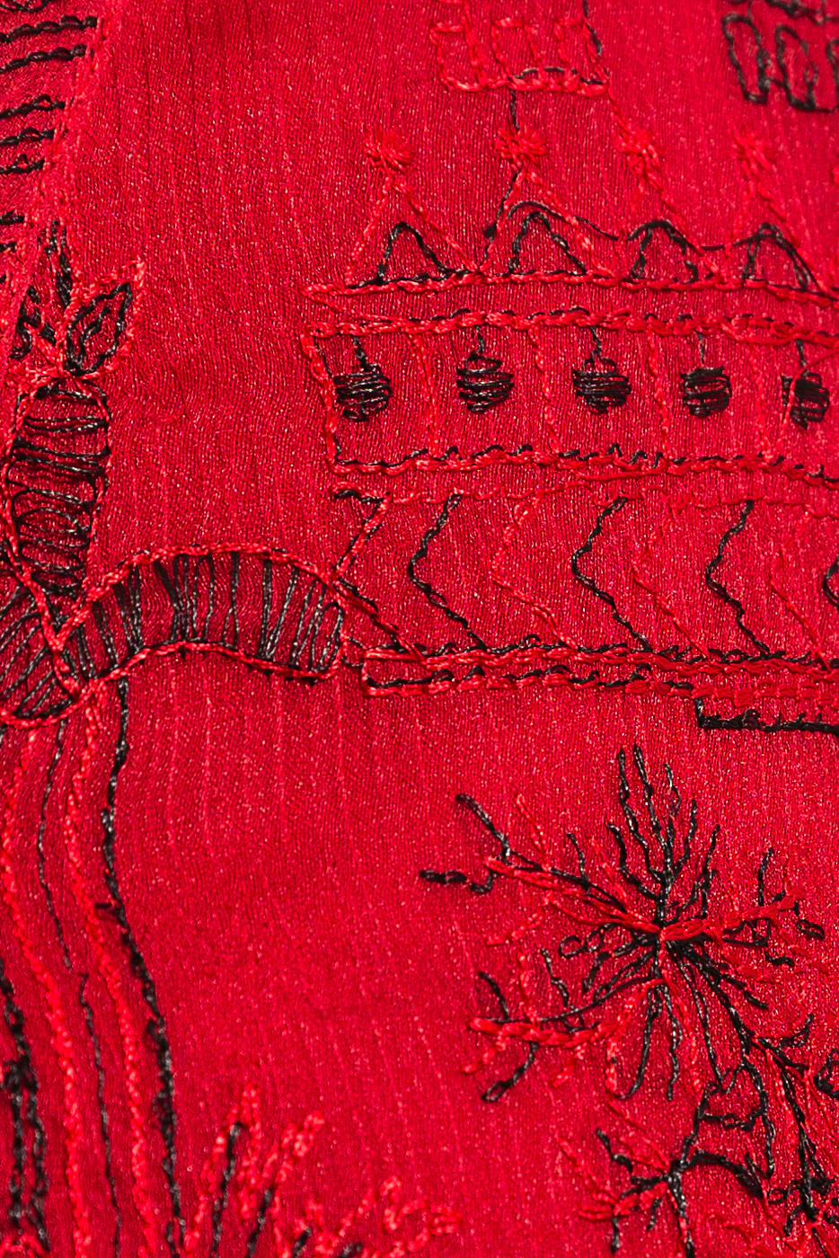 EMBROIDERED CHIFFON SHIRT (LUXURY PRET) - Image 3