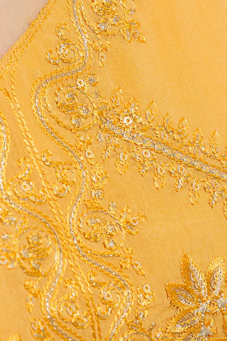 EMBROIDERED PAPER COTTON SHIRT (LUXURY PRET) - Image 2