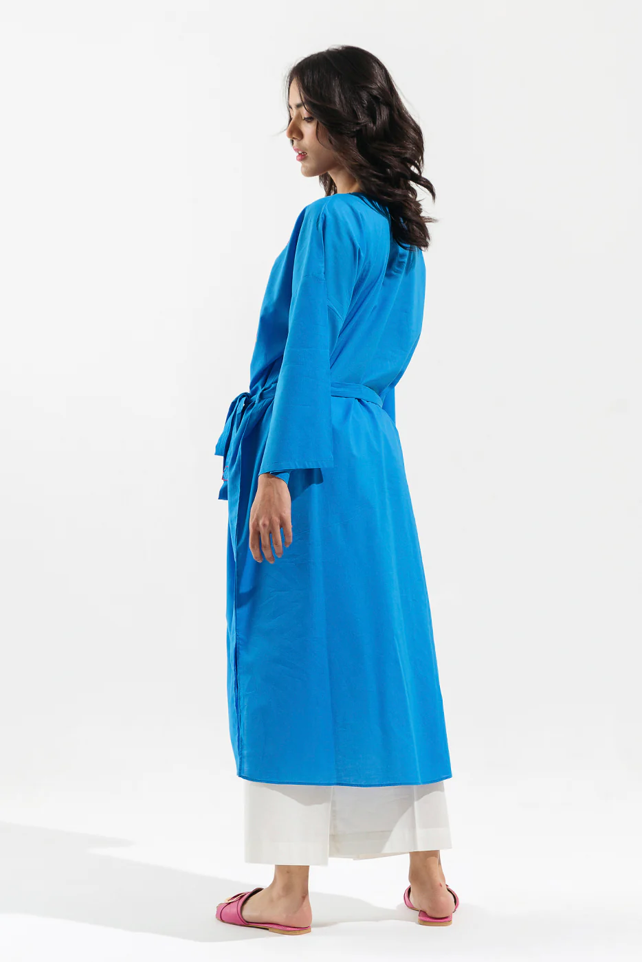 EMBROIDERED LONG DRESS SHIRT - Image 4