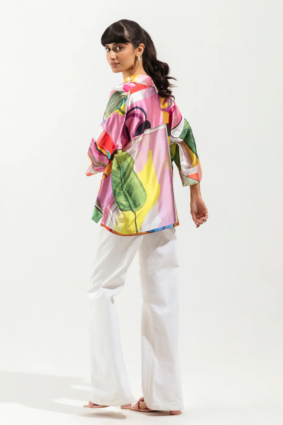 PRINTED SILK TOP - Image 2