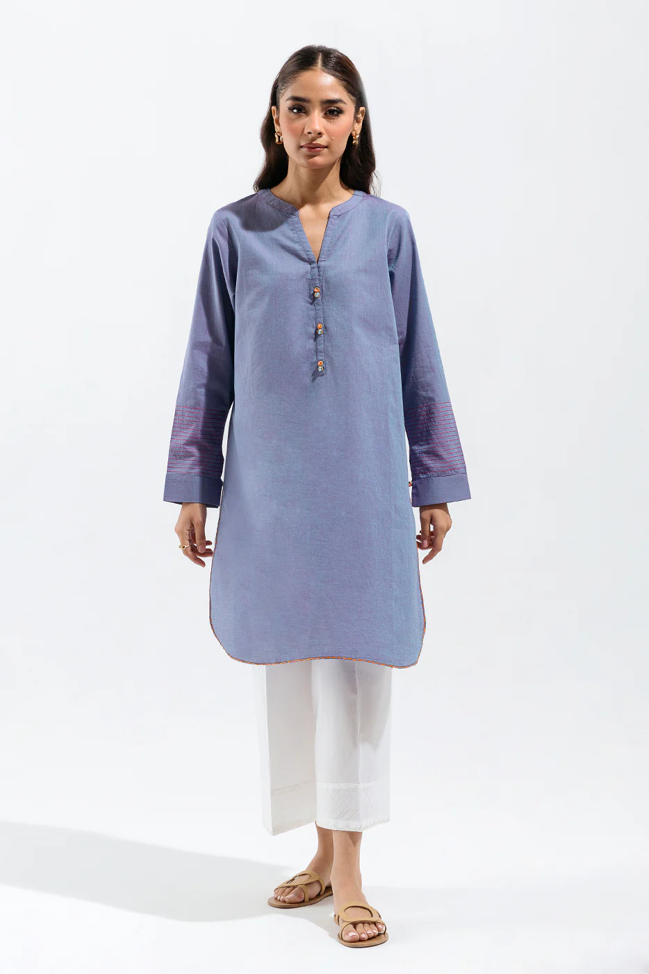 BASIC CHAMBRAY SHIRT (PRET) - Image 4