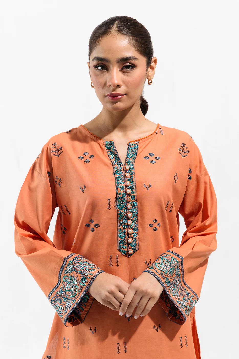 EMBROIDERED LAWN SHIRT (PRET) - Image 2
