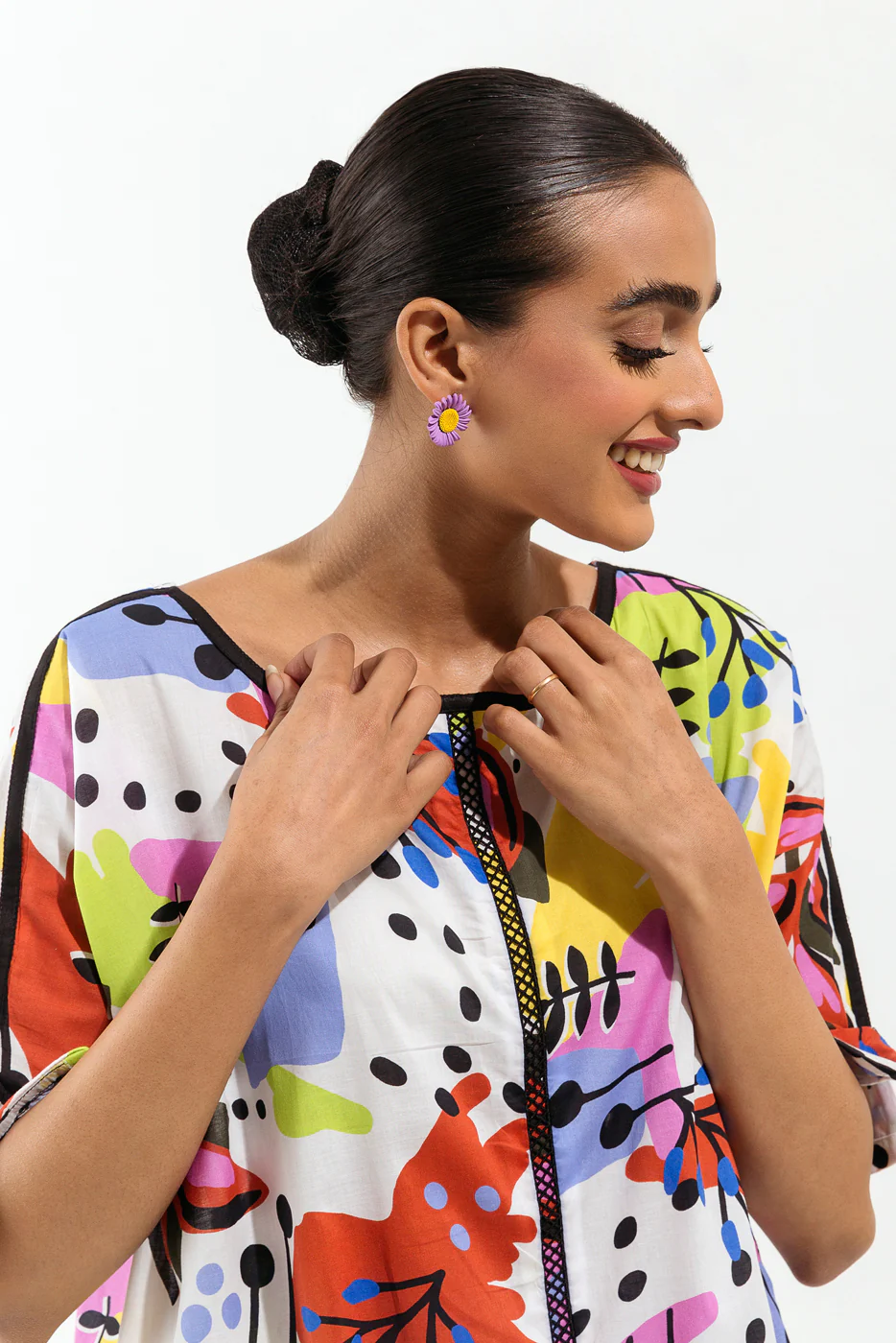 PRINTED LAWN SHIRT (PRET) - Image 3