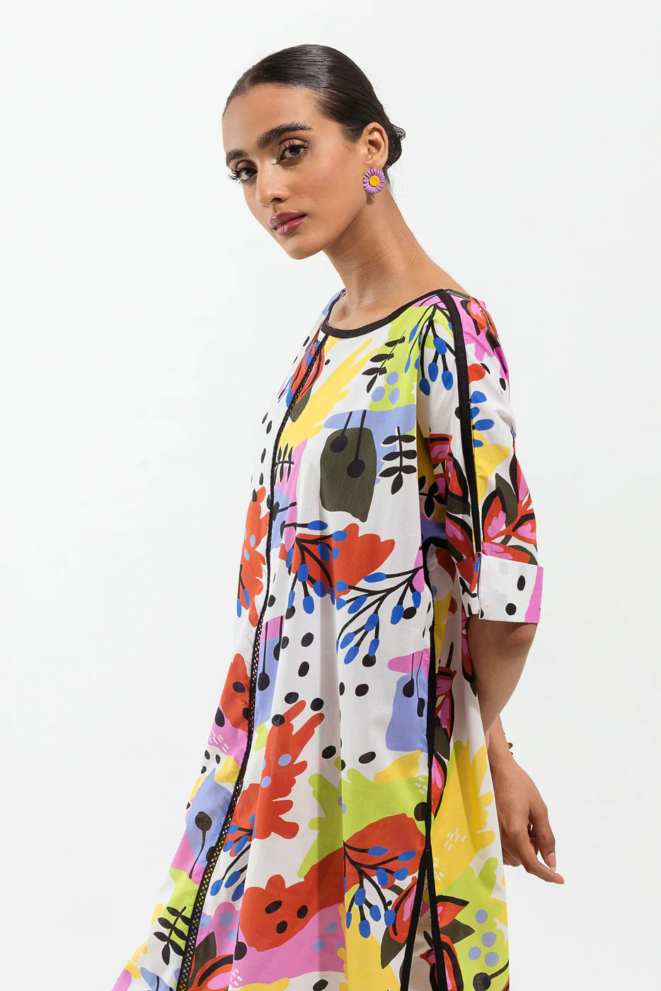 PRINTED LAWN SHIRT (PRET) - Image 4