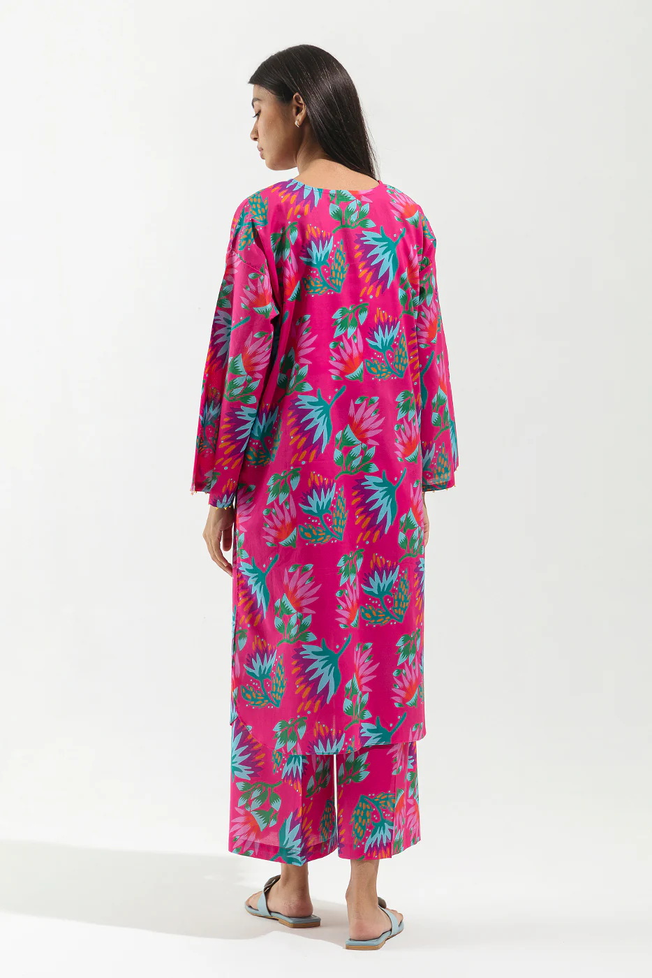 PRINTED LAWN SHIRT(PRET) - Image 2