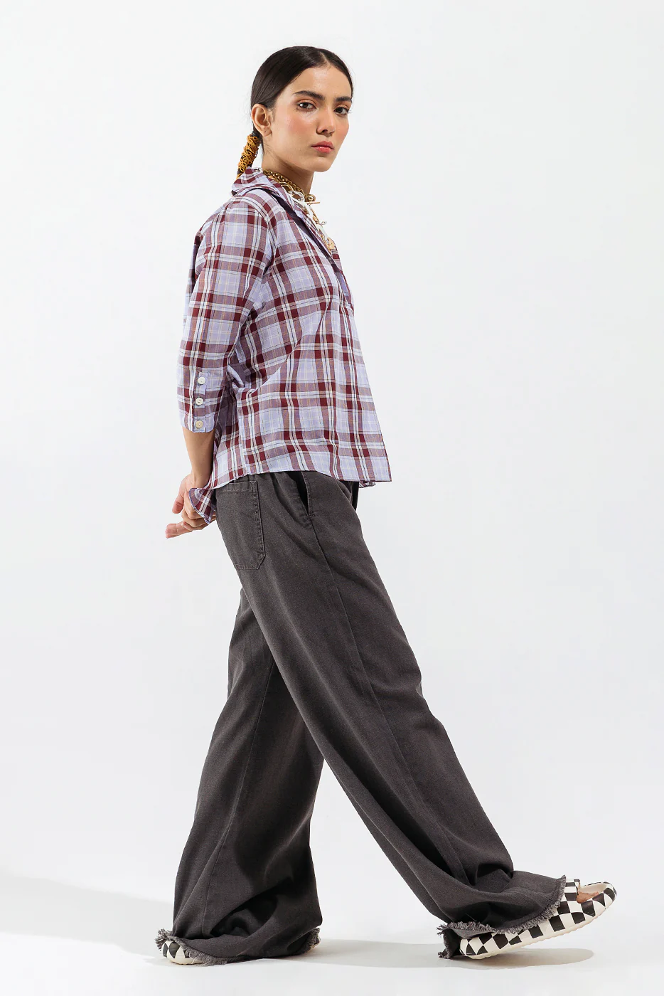 MULTI CHECKERED TOP - Image 3