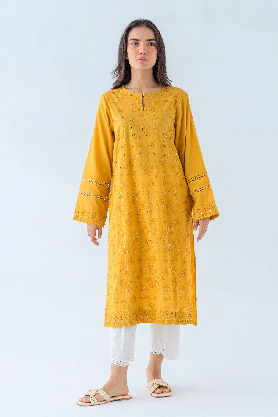 EMBROIDERED LAWN SHIRT (PRET) - Image 2