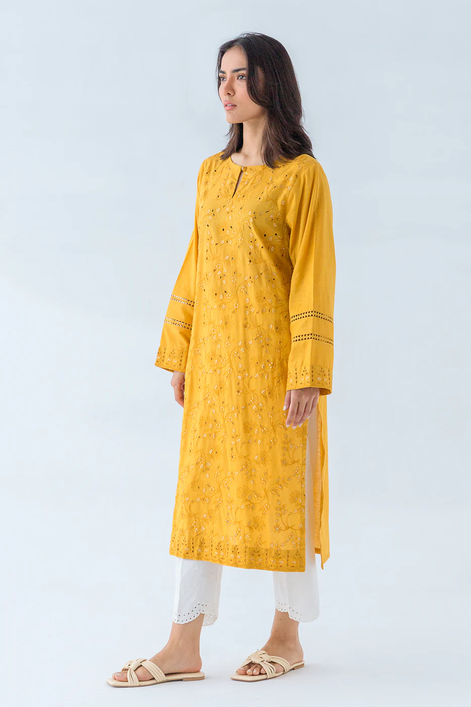 EMBROIDERED LAWN SHIRT (PRET) - Image 3