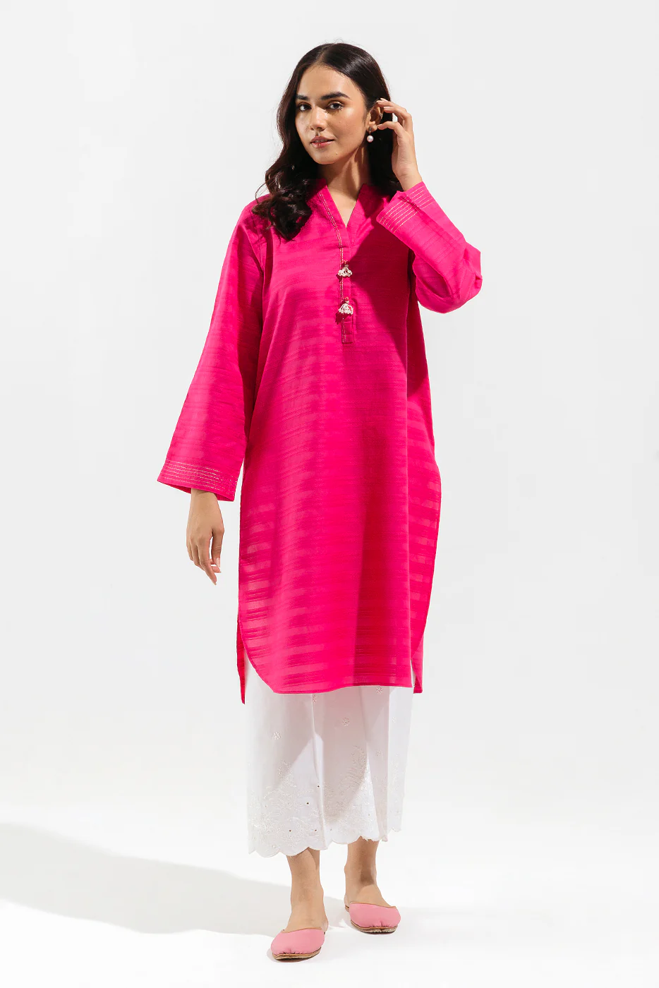 BASIC JACQUARD SHIRT (PRET) - Image 3