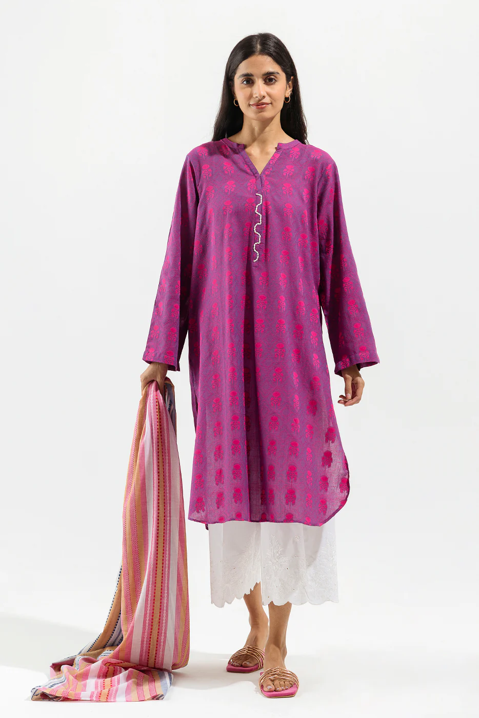 BASIC MULTI JACQUARD SHIRT (PRET) - Image 2