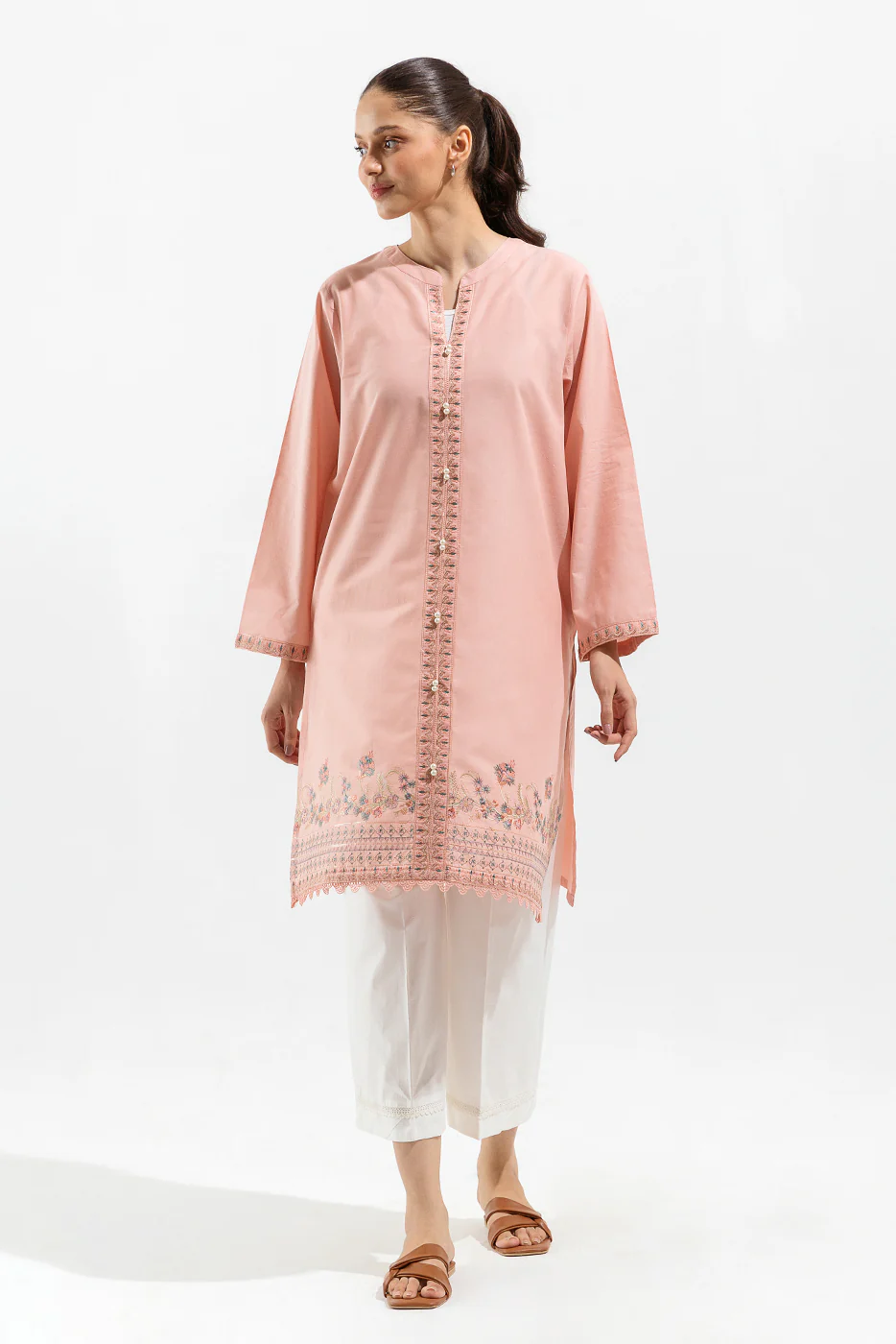 EMBROIDERED LAWN SHIRT (PRET) - Image 2