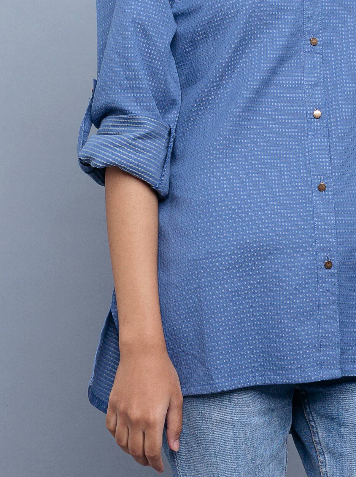 Textured Cotton Top - Image 2