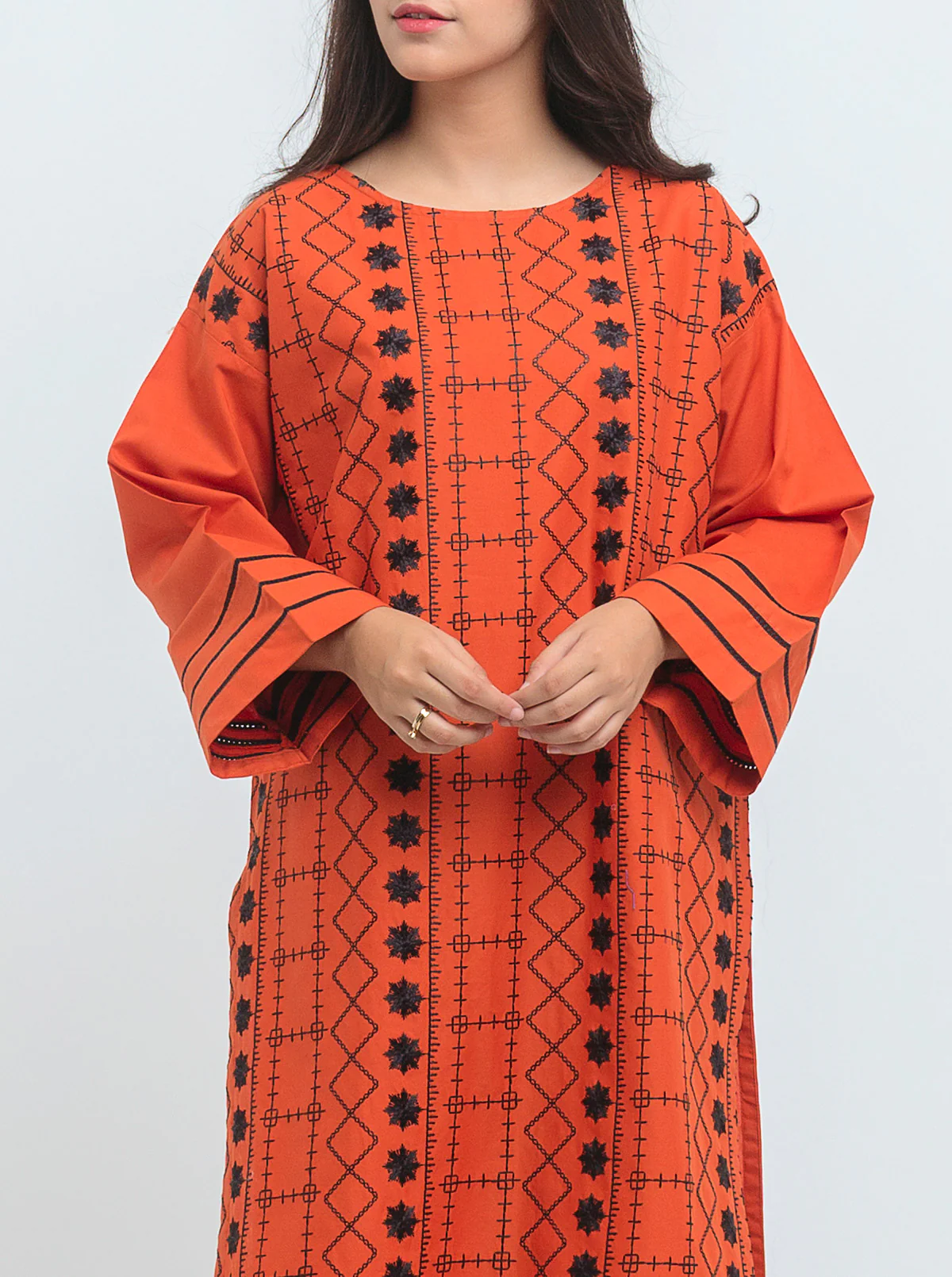 Embroidered Shirt With Pant - Image 2
