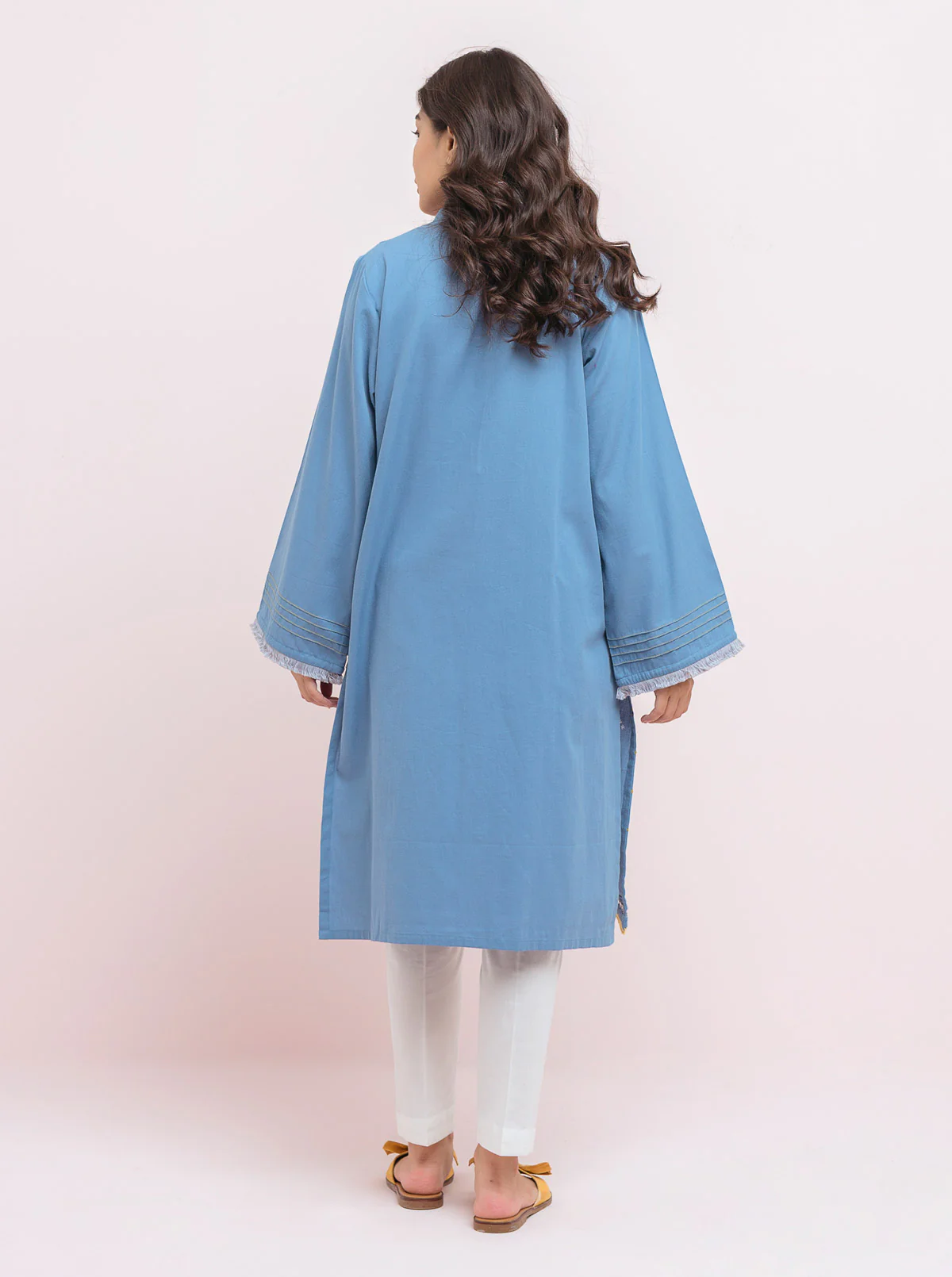 EMBROIDERED  SHIRT (PRET) - Image 2