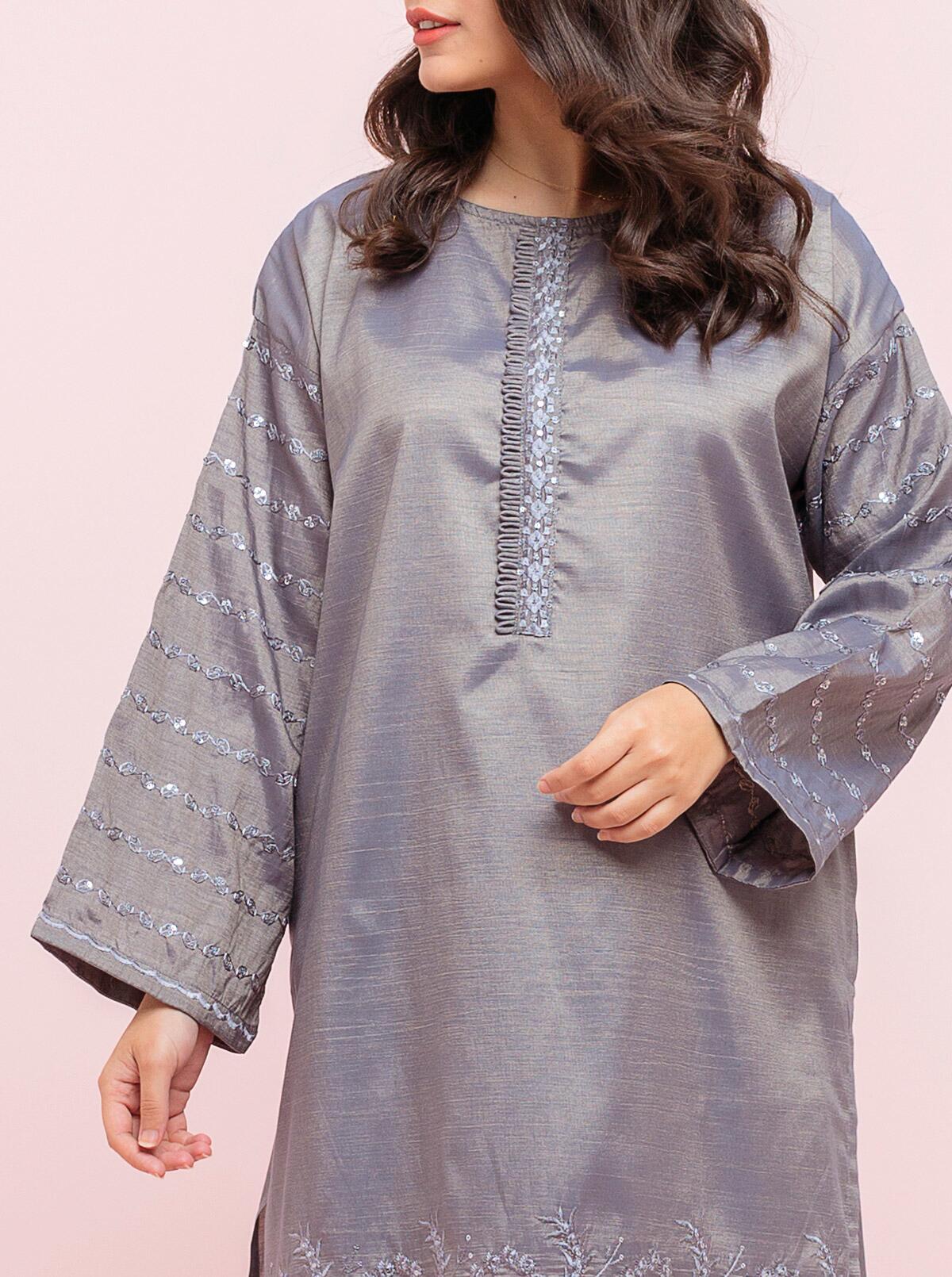 Embroidered Shirt With Pant - Image 3