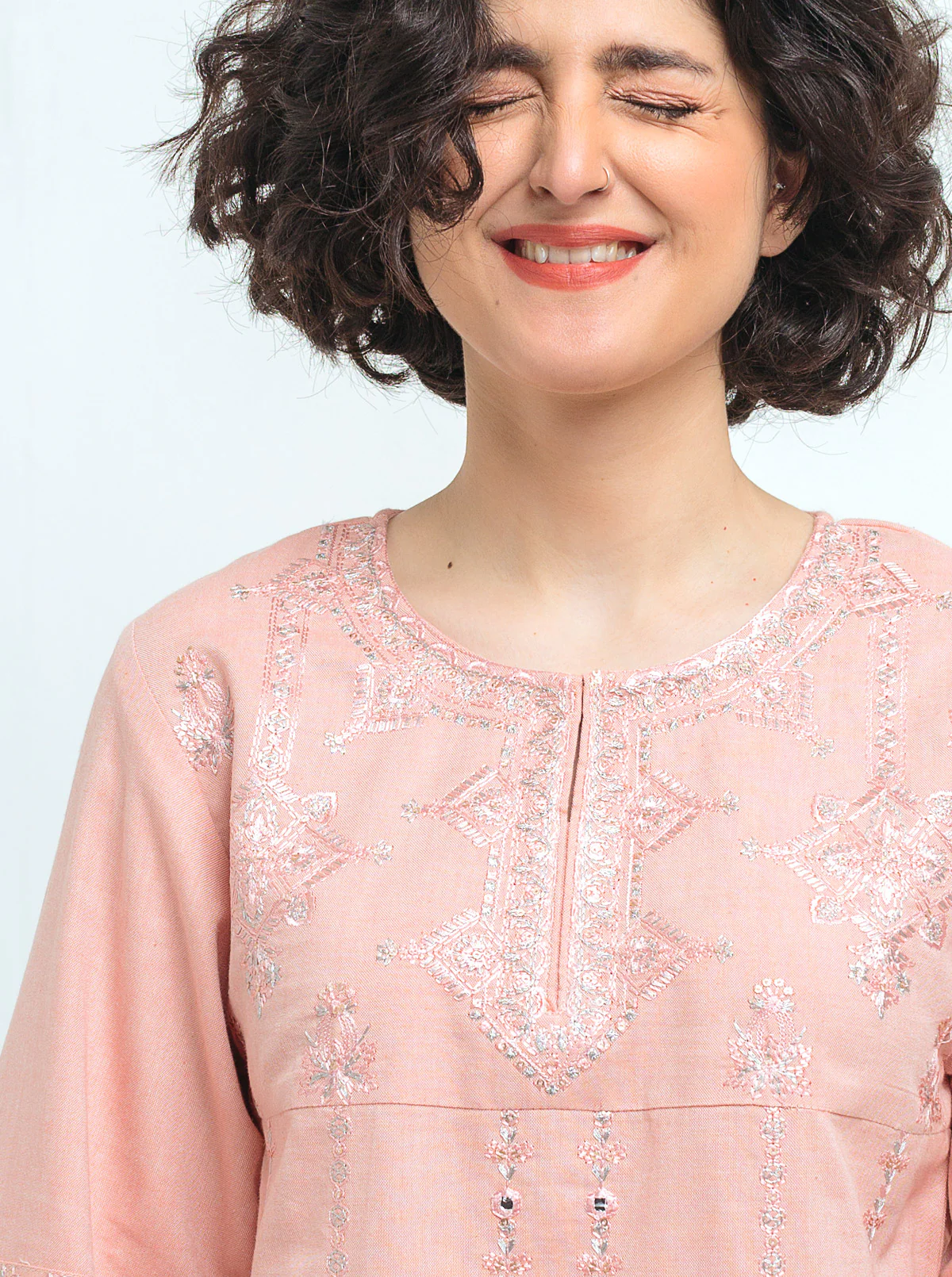 Embroidered Shirt With Pant - Image 4