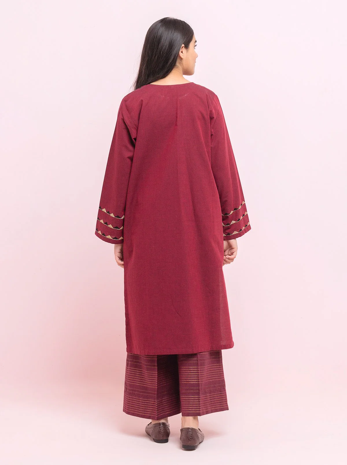 Embroidered Shirt With Pant - Image 3