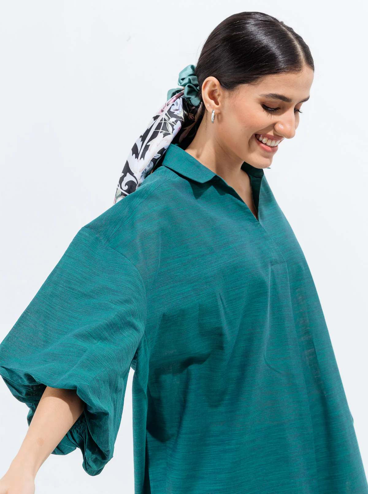 TEXTURED GREEN CO-ORD SET - Image 3