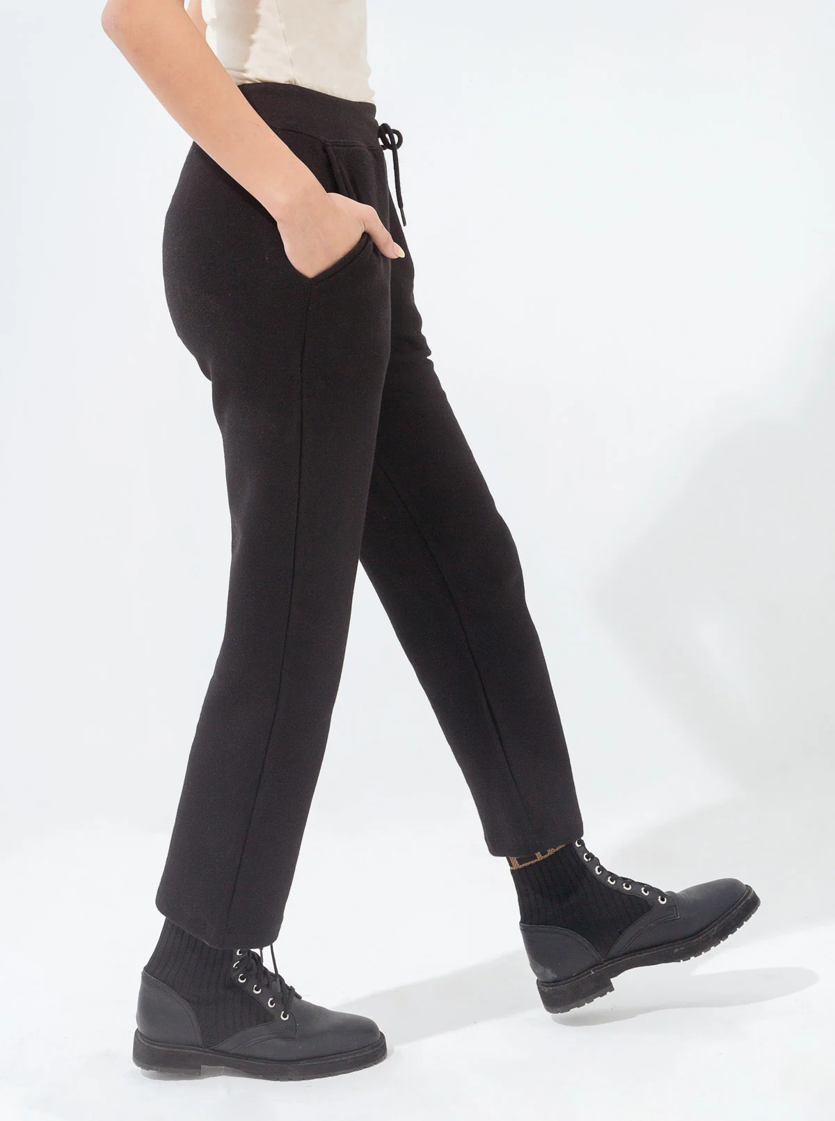 BLACK FLEECE STRAIGHT PANTS - Image 2