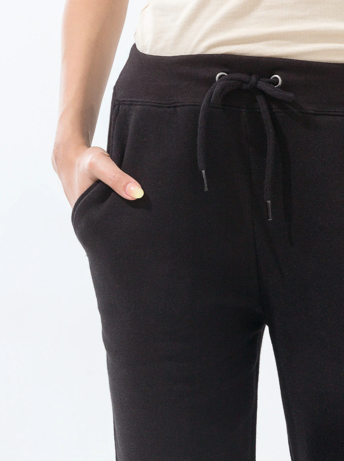 BLACK FLEECE STRAIGHT PANTS - Image 3