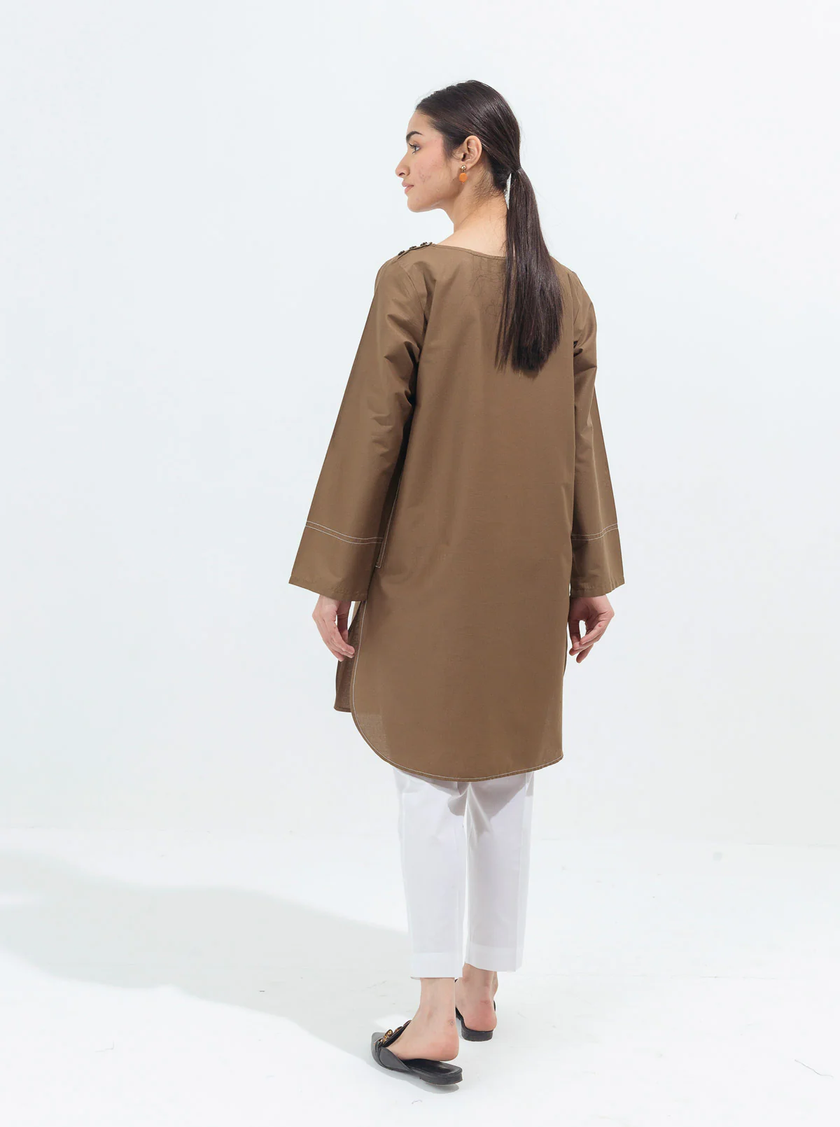 BASIC CAMBRIC SHIRT (PRET) - Image 3