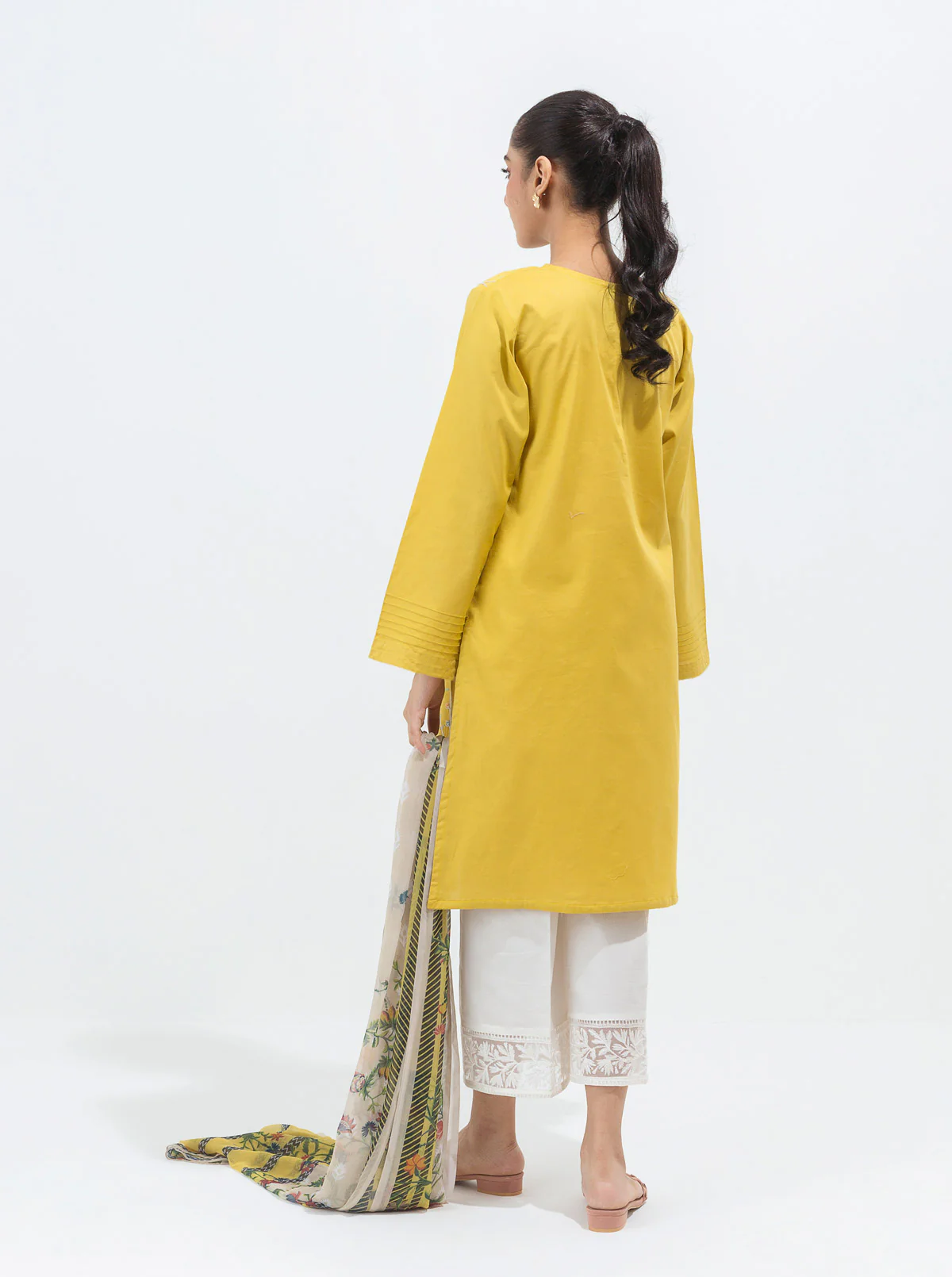 EMBROIDERED SHIRT WITH DUPATTA - Image 3