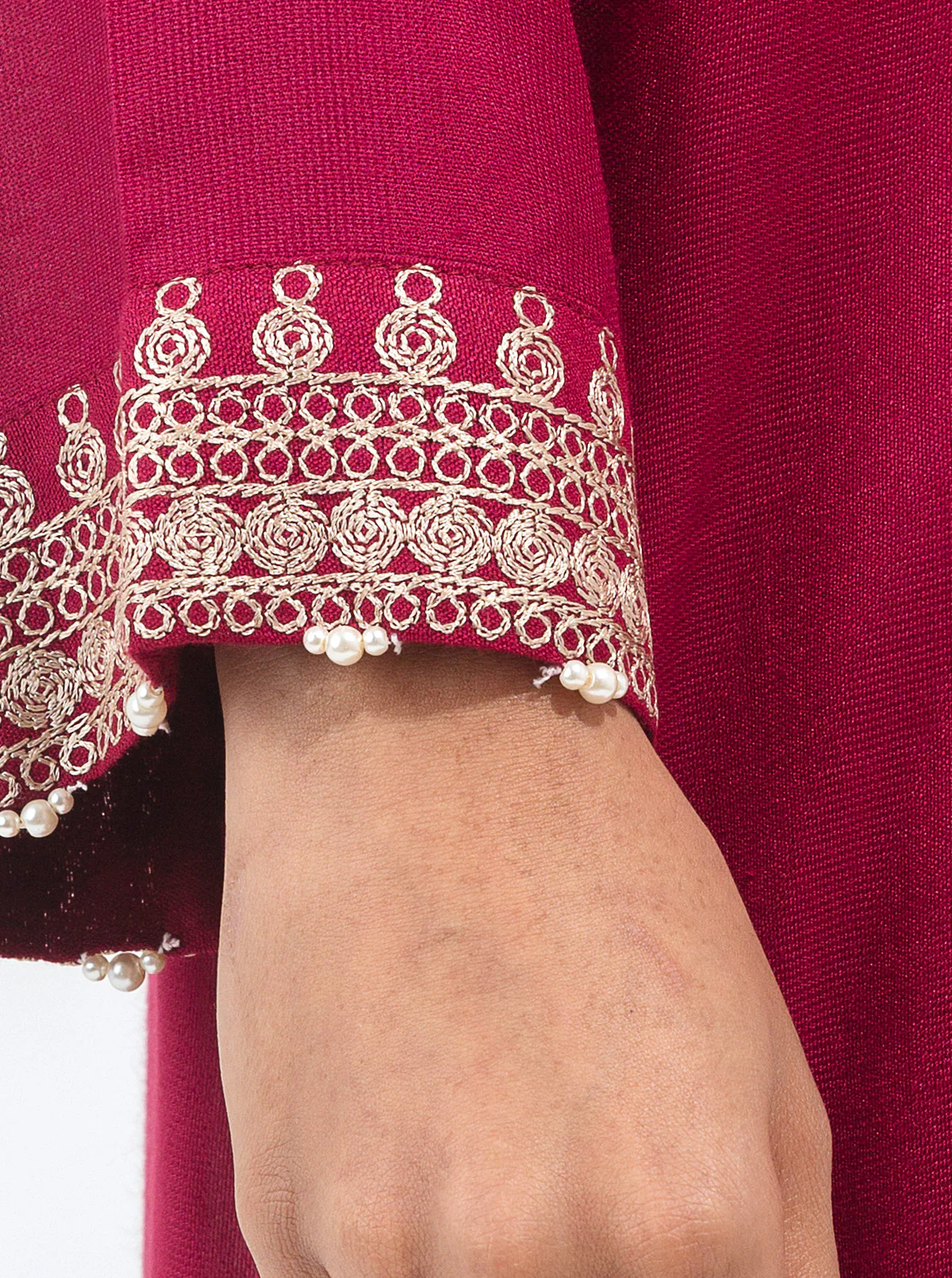 EMBROIDERED SHIRT WITH DUPATTA - Image 3