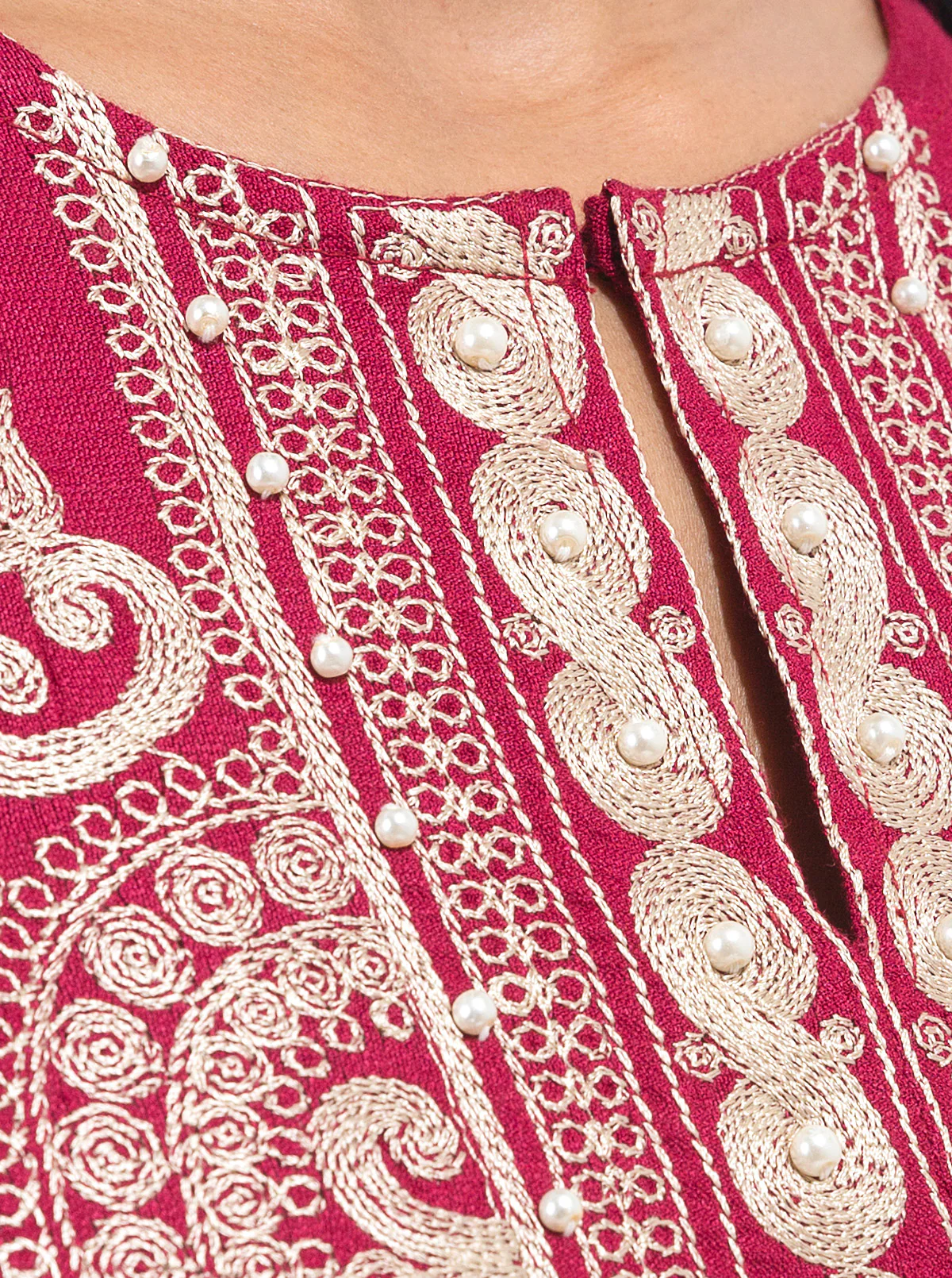 EMBROIDERED SHIRT WITH DUPATTA - Image 4